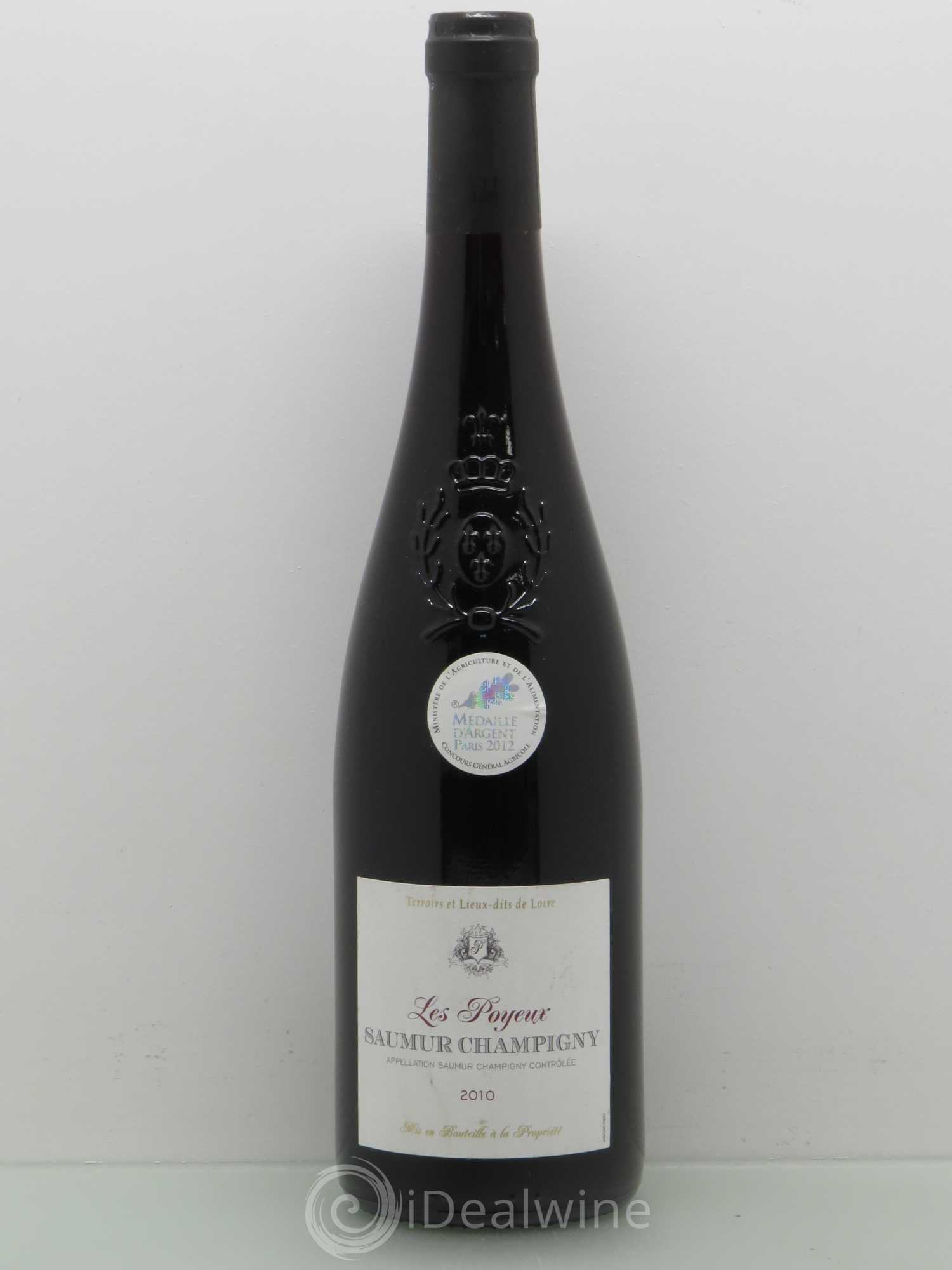 Saumur-Champigny Les Poyeux - Cave Coop (sans prix de réserve) 2010 - Posten von 1 Flasche - 0