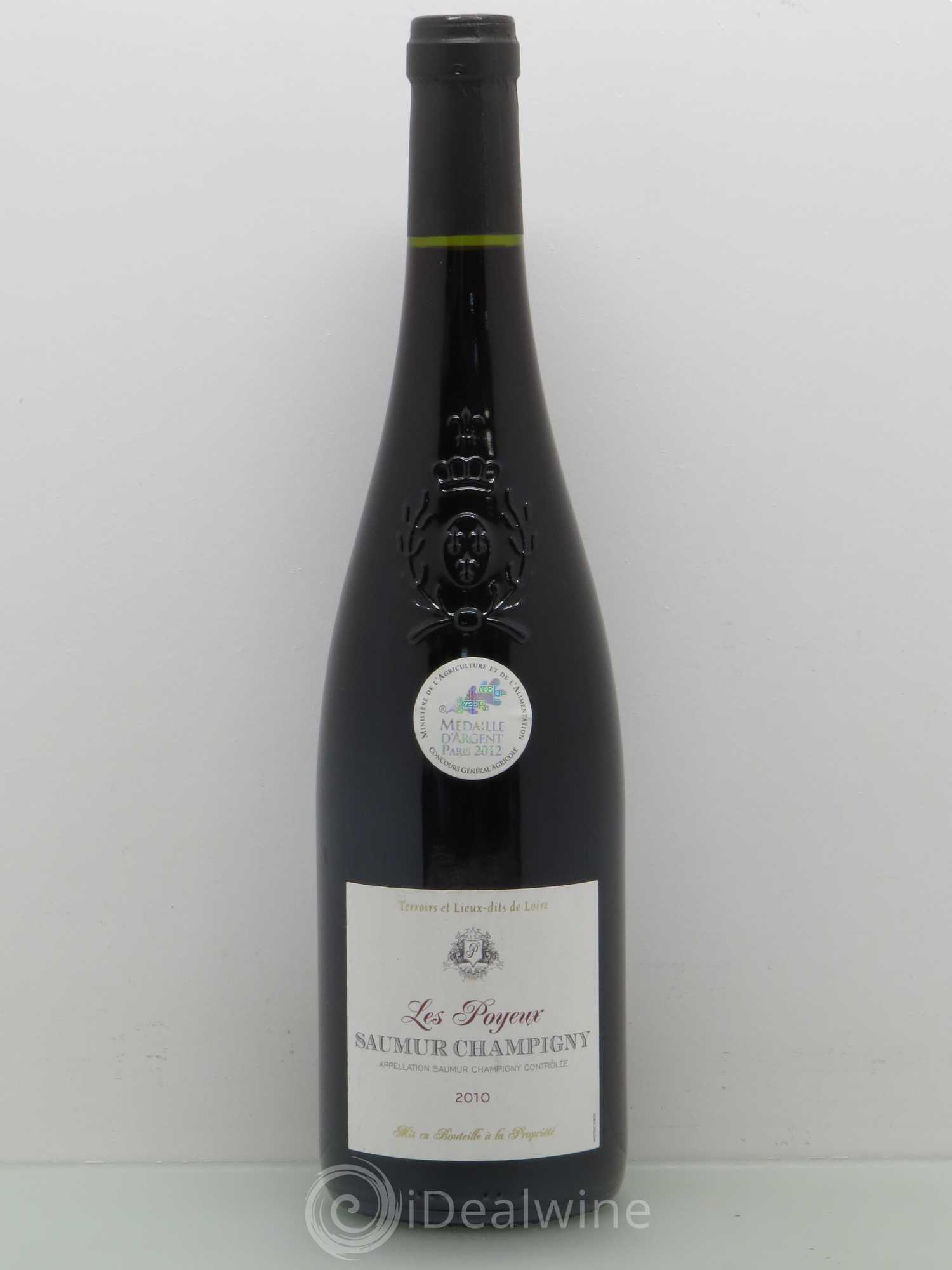 Saumur-Champigny Les Poyeux - Cave Coop (sans prix de réserve) 2010 - Posten von 1 Flasche - 0