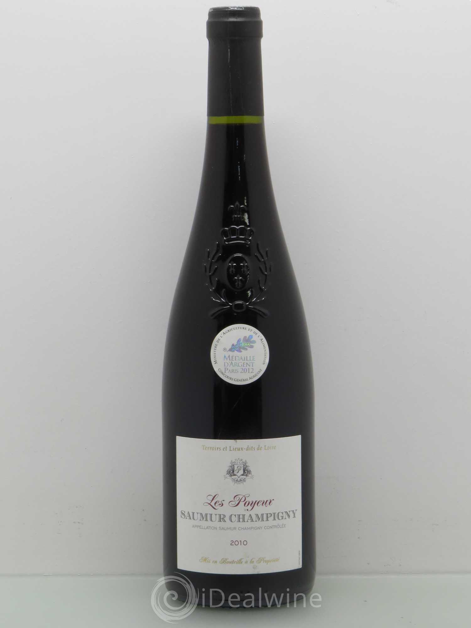 Saumur-Champigny Les Poyeux - Cave Coop (sans prix de réserve) 2010 - Posten von 1 Flasche - 0
