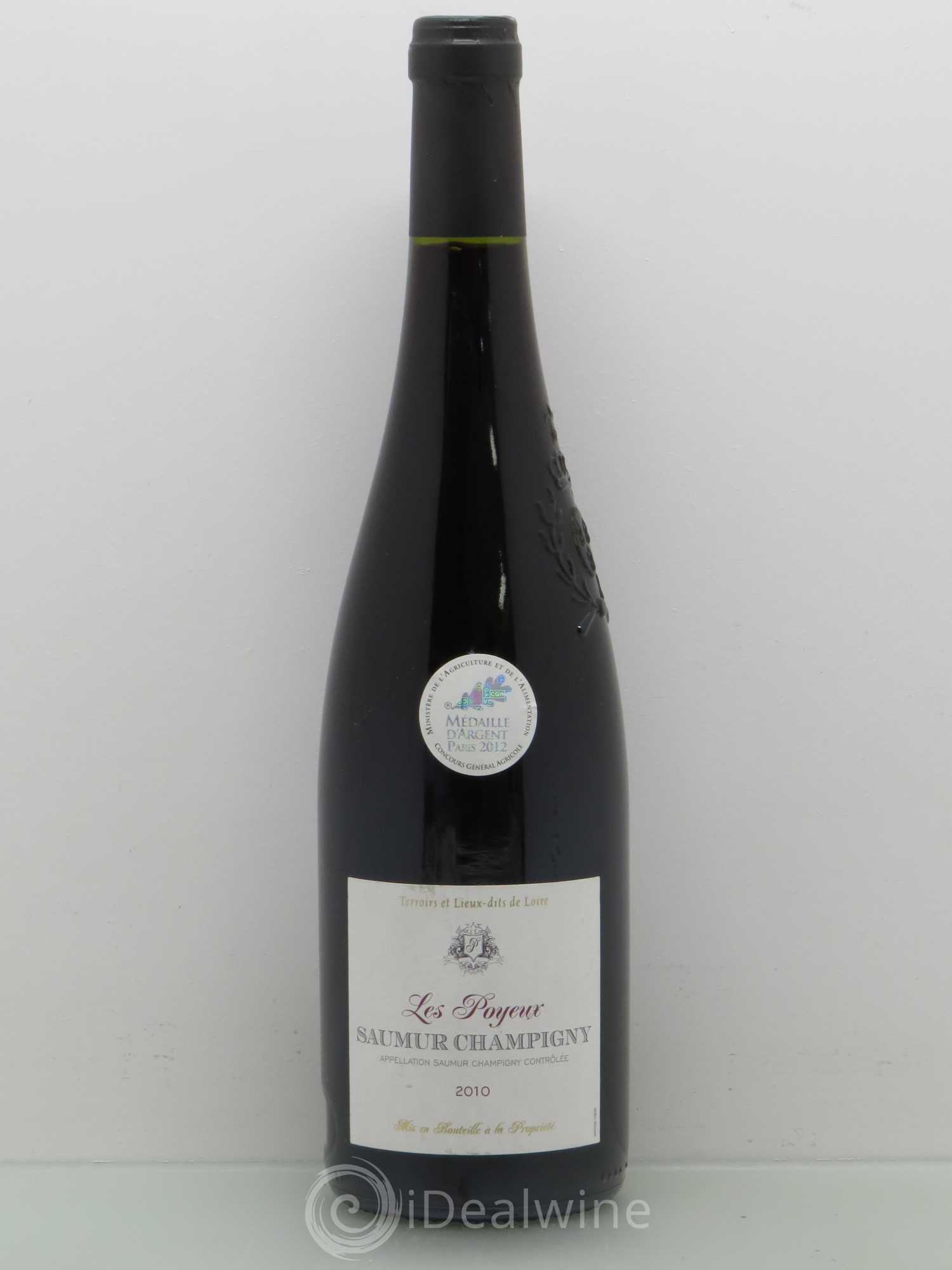 Saumur-Champigny Les Poyeux - Cave Coop (sans prix de réserve) 2010 - Posten von 1 Flasche - 0