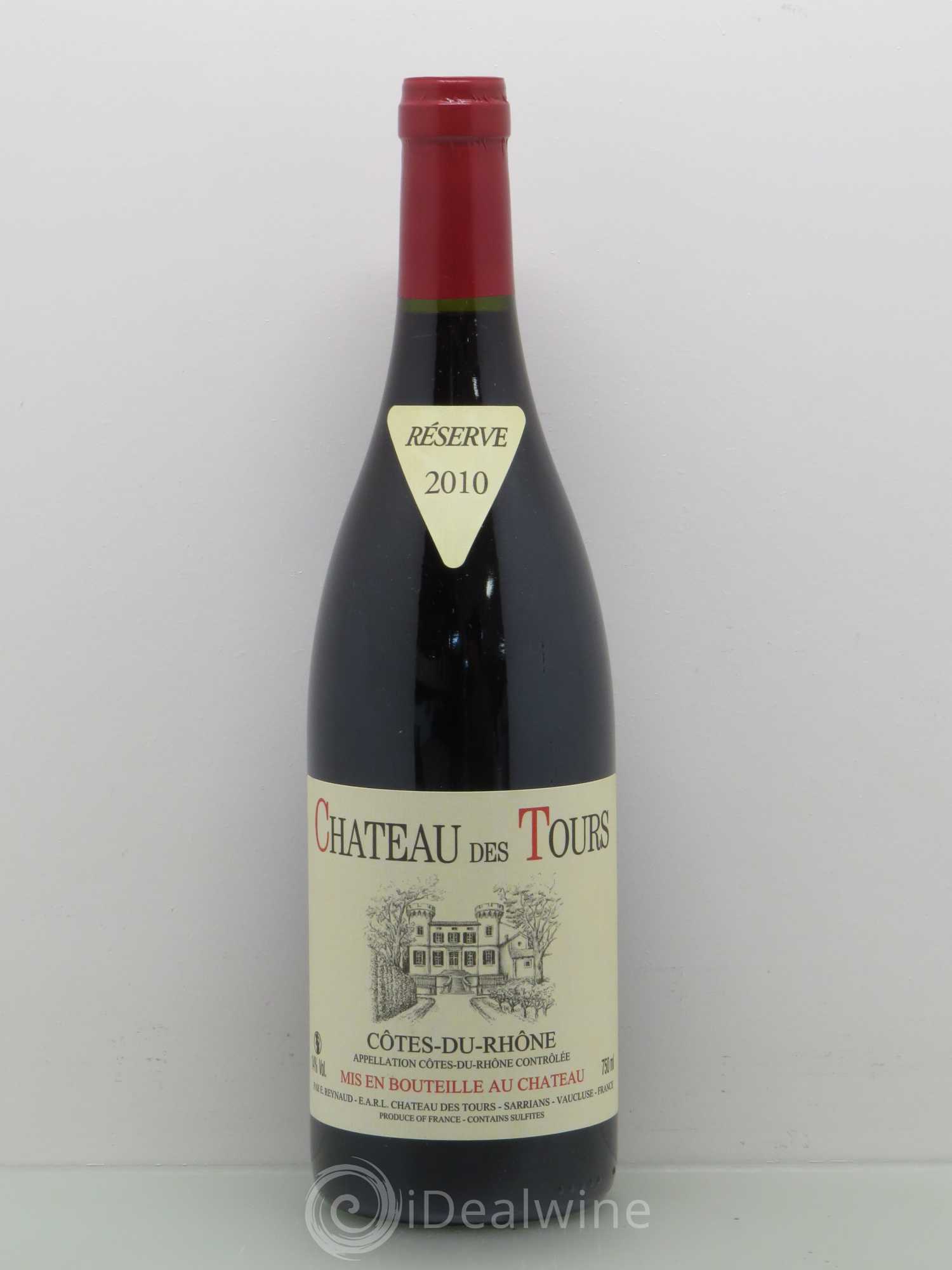 Côtes-du-Rhône Château des Tours Emmanuel Reynaud (sans prix de réserve) 2010 - Lot de 1 bouteille - 0