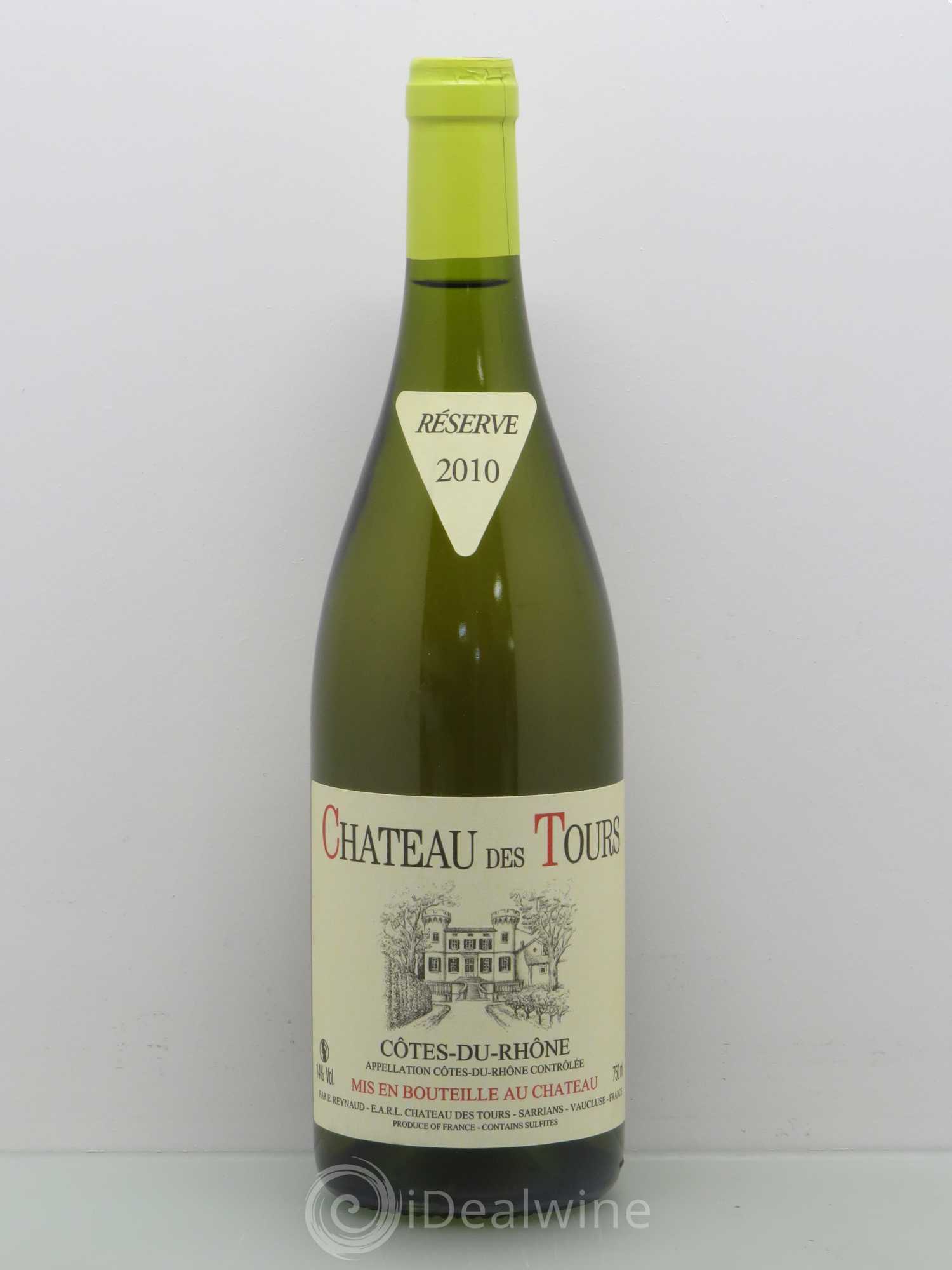 Côtes-du-Rhône Château des Tours Emmanuel Reynaud (sans prix de réserve) 2010 - Lot de 1 bouteille - 0