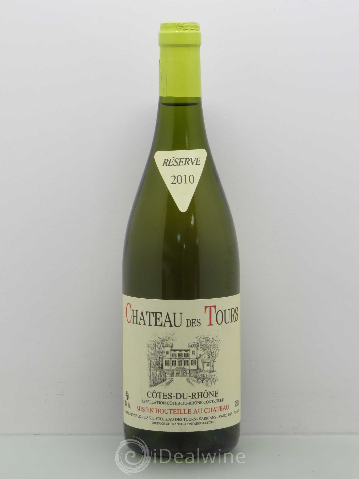 Côtes-du-Rhône Château des Tours Emmanuel Reynaud (sans prix de réserve) 2010 - Lot de 1 bouteille - 0