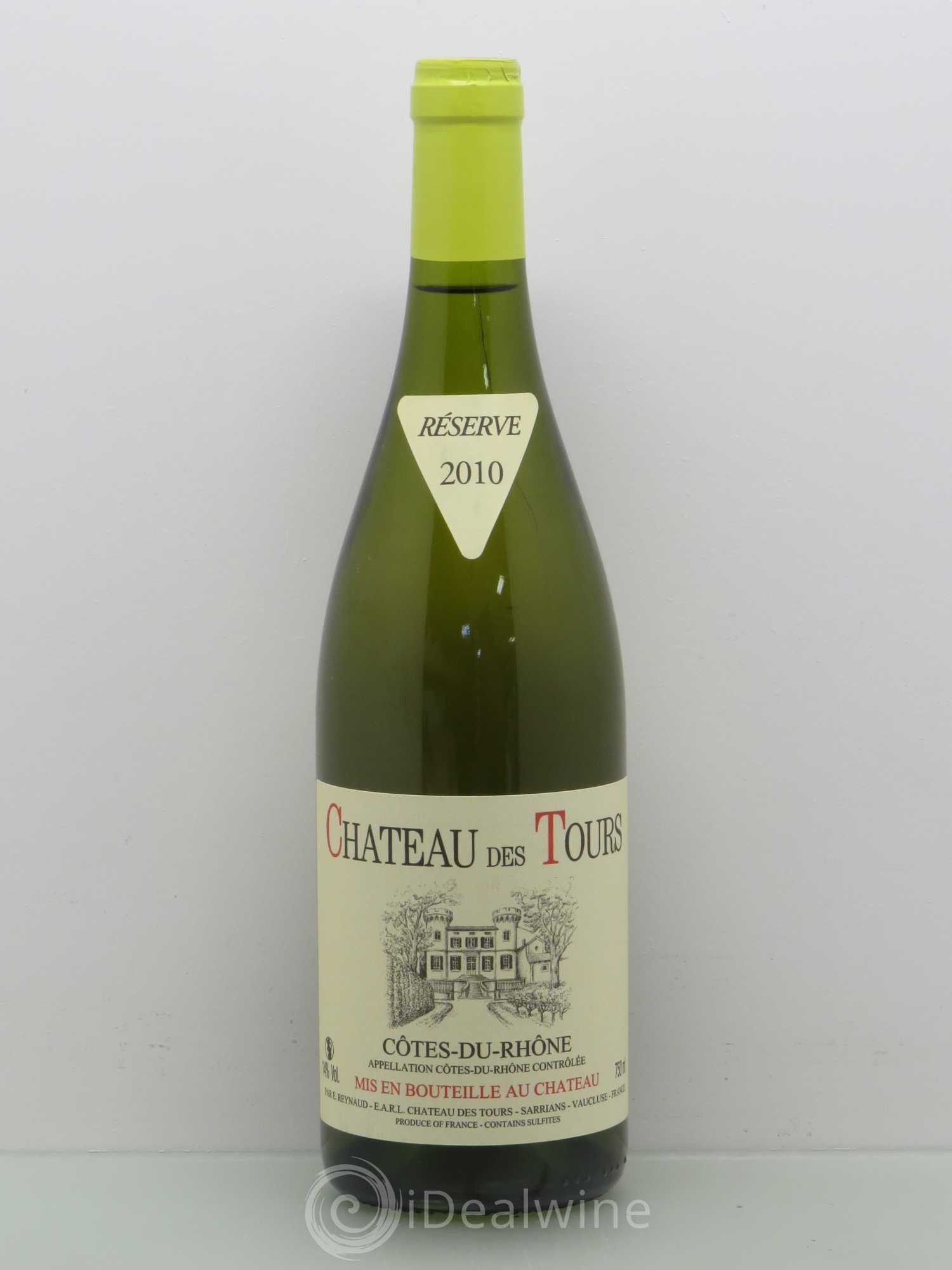 Côtes-du-Rhône Château des Tours Emmanuel Reynaud (sans prix de réserve) 2010 - Lot de 1 bouteille - 0