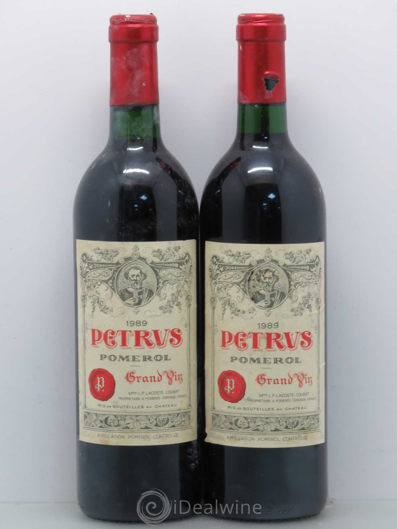 Petrus 1989 - Lot de 2 bouteilles - 0