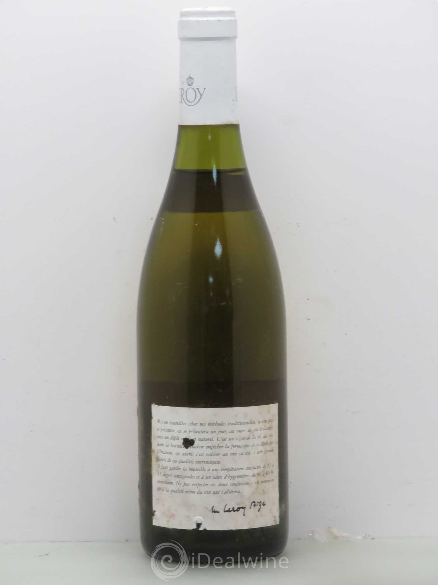 Auxey-Duresses Leroy SA (sans prix de réserve) 2000 - Lot de 1 bouteille - 1