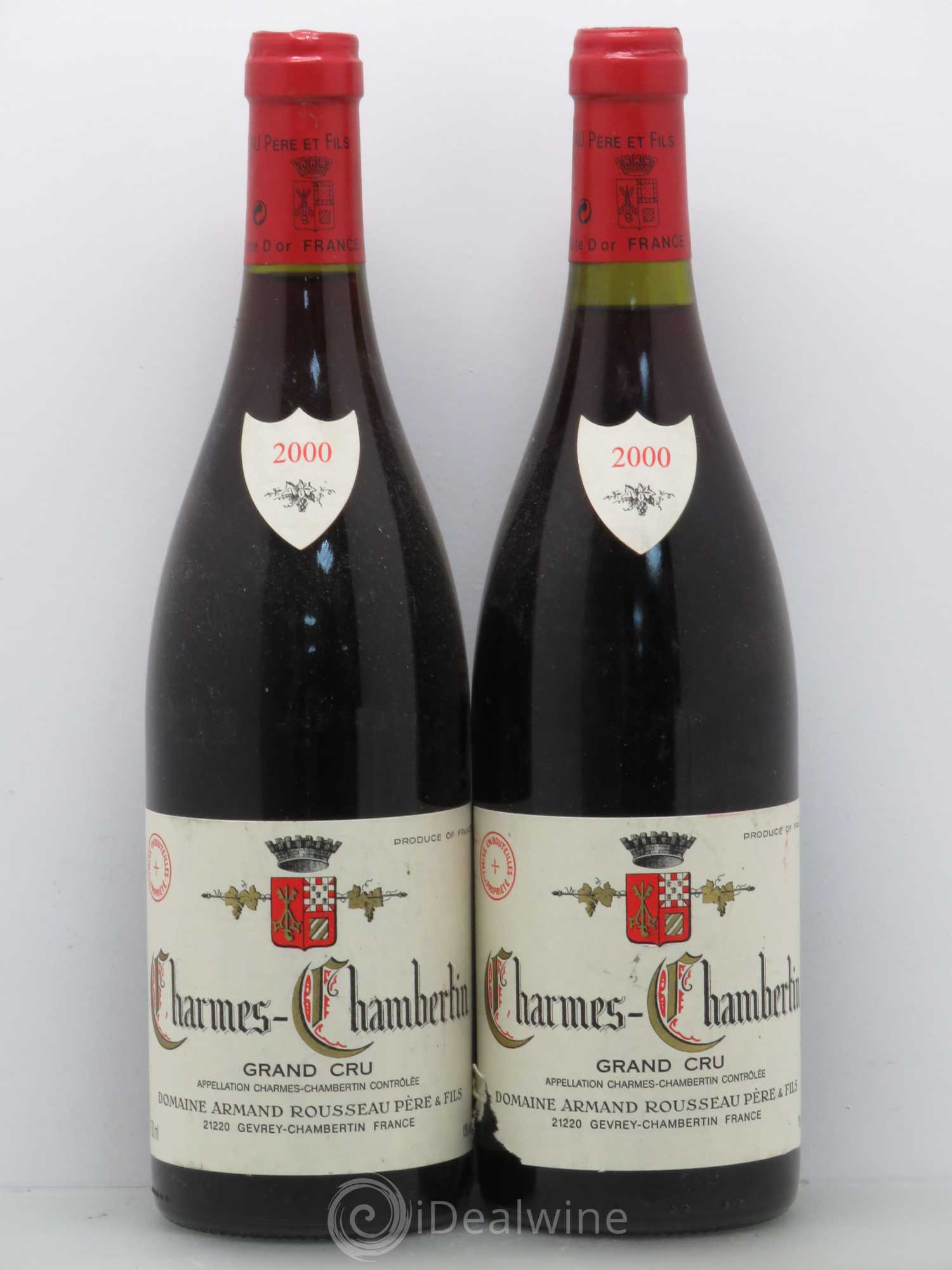 Charmes-Chambertin Grand Cru Armand Rousseau (Domaine) 2000 - Lot de 2 bouteilles - 0