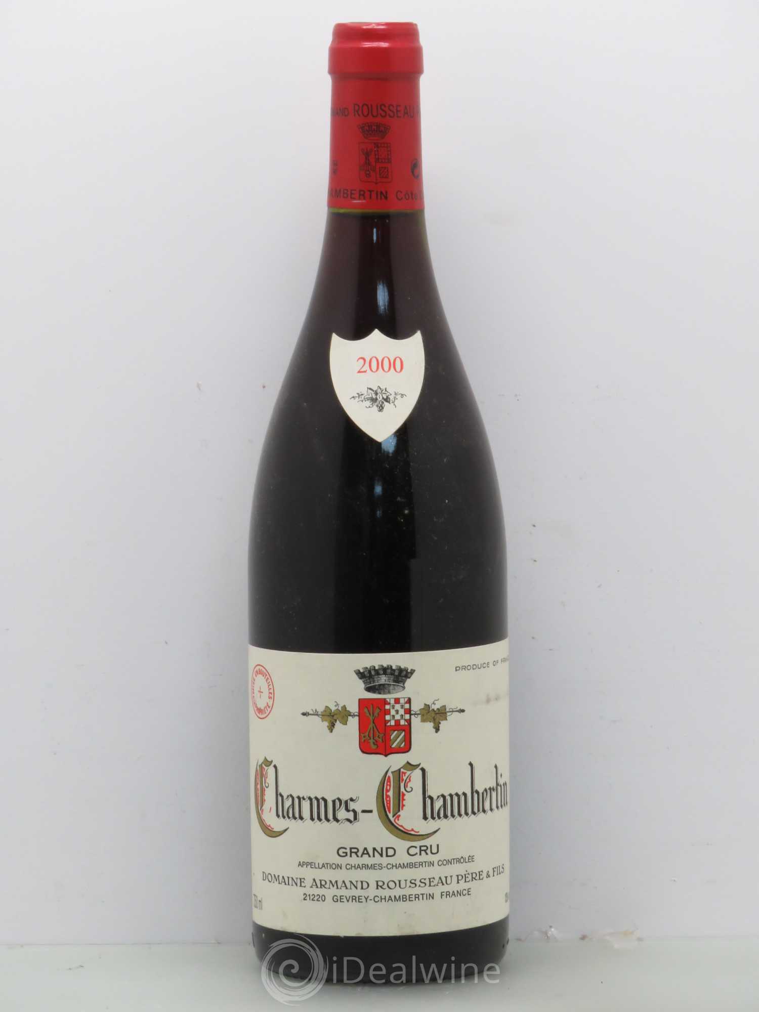 Charmes-Chambertin Grand Cru Armand Rousseau (Domaine) 2000 - Lot de 1 bouteille - 0