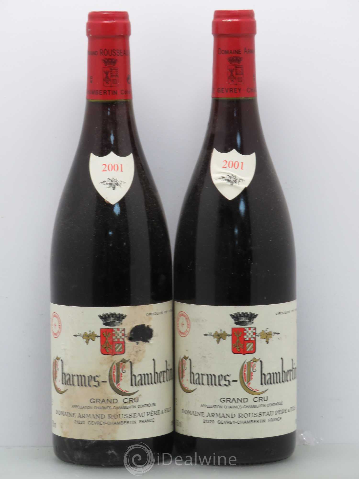Charmes-Chambertin Grand Cru Armand Rousseau (Domaine) 2001 - Lot de 2 bouteilles - 0