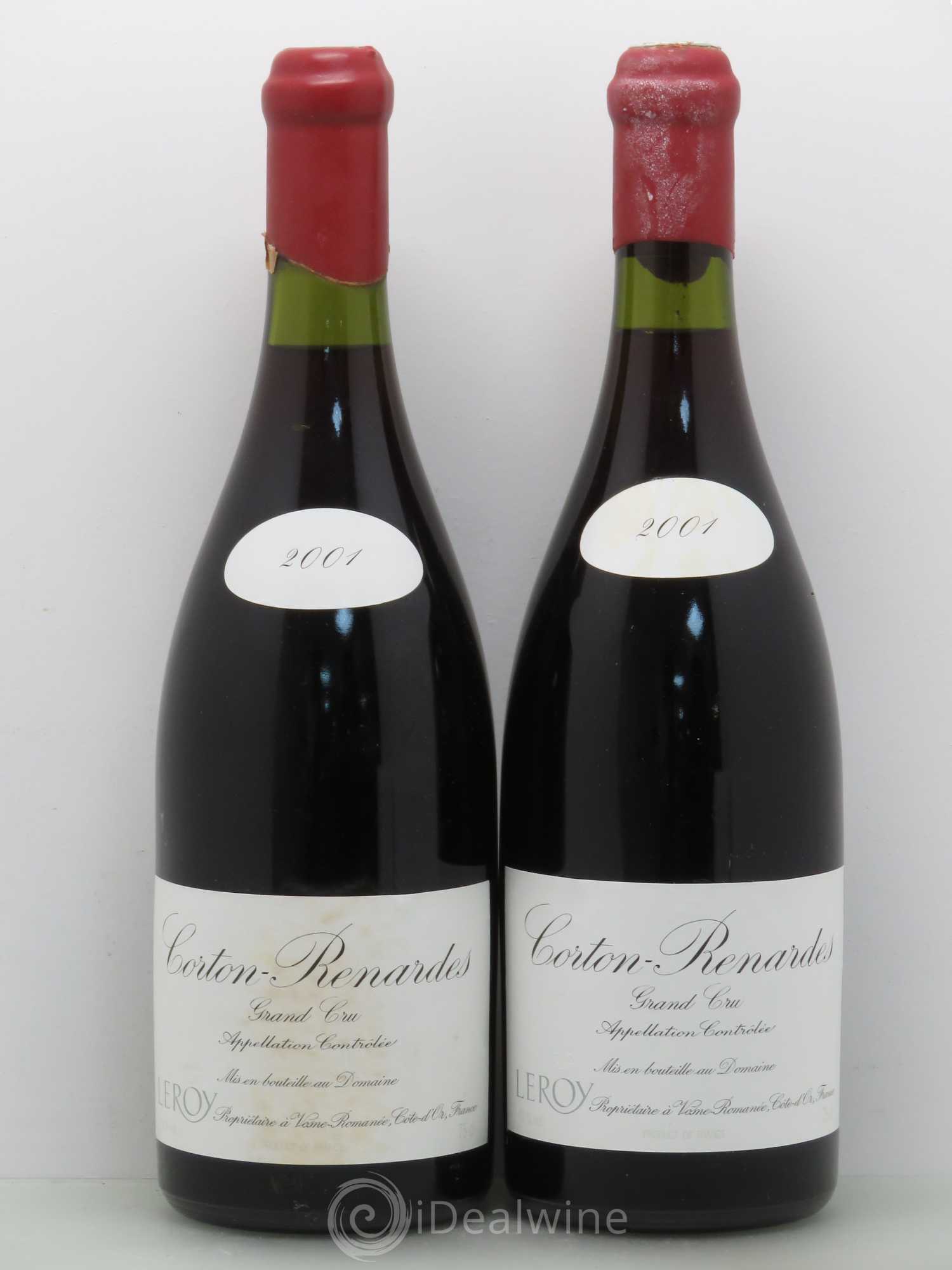 Corton Grand Cru Les Renardes Leroy (Domaine) 2001 - Lot de 2 bouteilles - 0