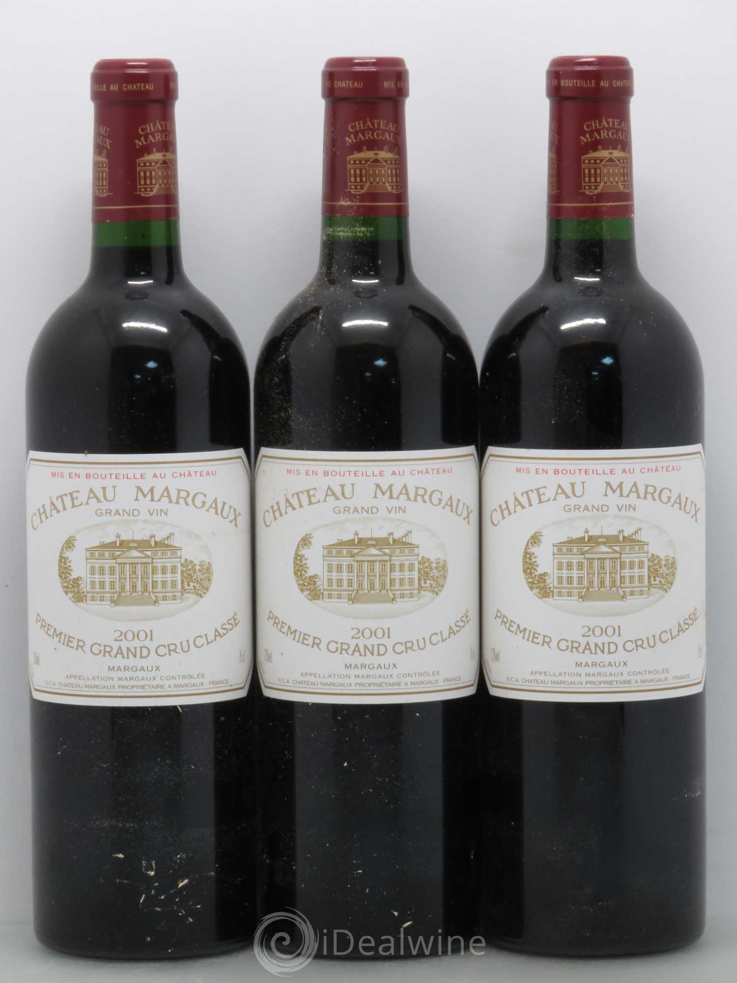 Château Margaux 1er Grand Cru Classé 2001 - Lot de 12 bouteilles - 1