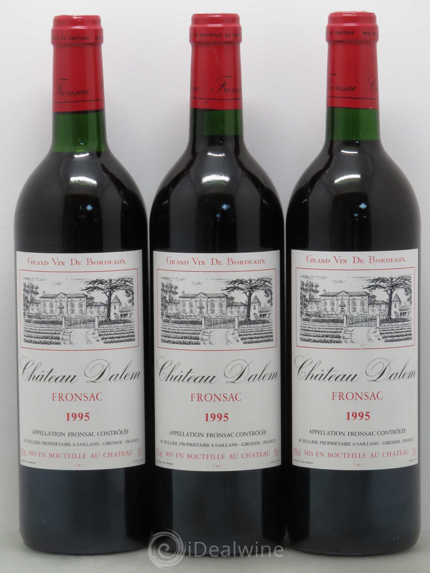 Acheter vin Fronsac Chateau Dalem (sans prix de réserve) 1995 (lot