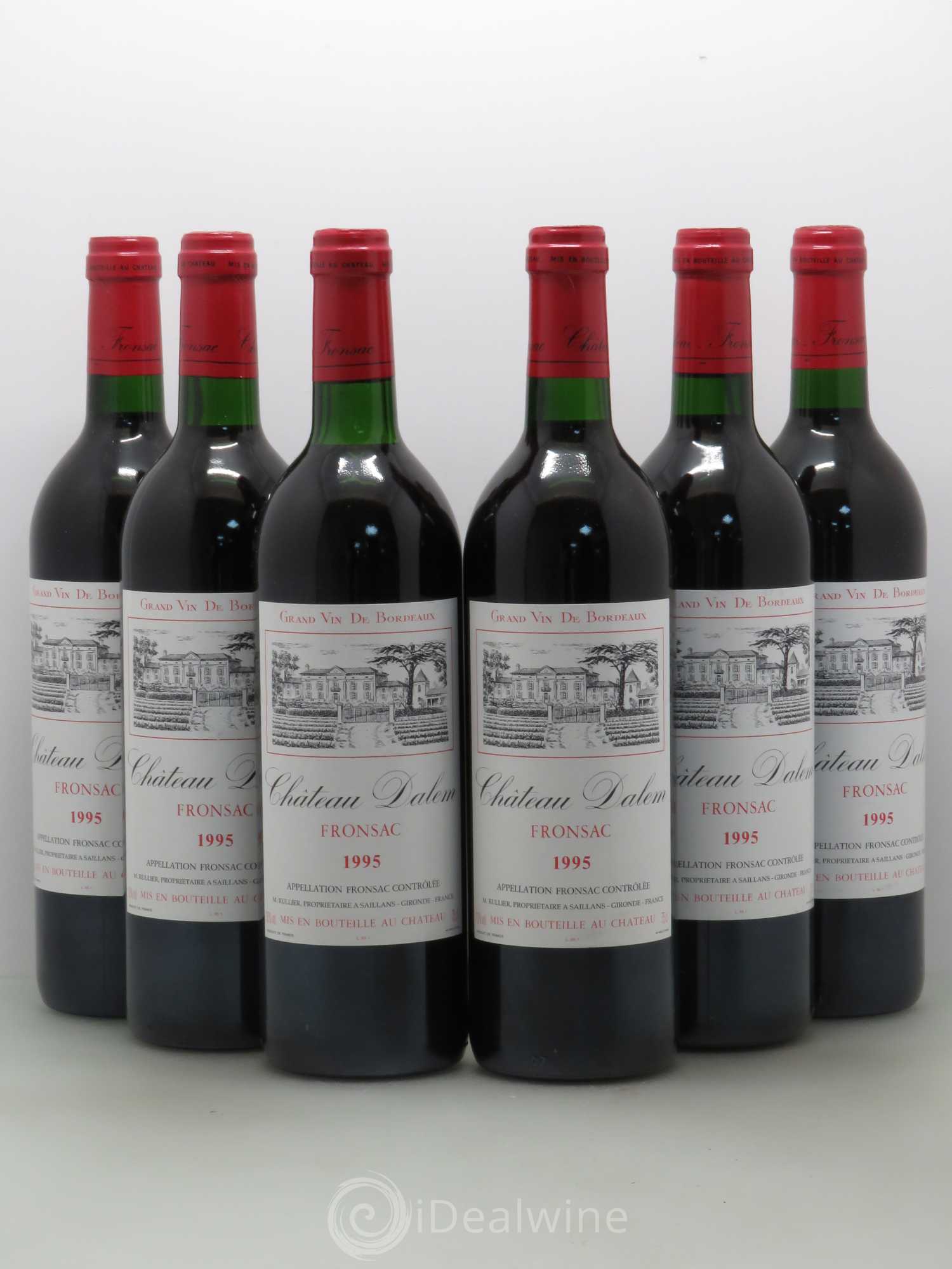 Acheter vin Fronsac Chateau Dalem (sans prix de réserve) 1995 (lot