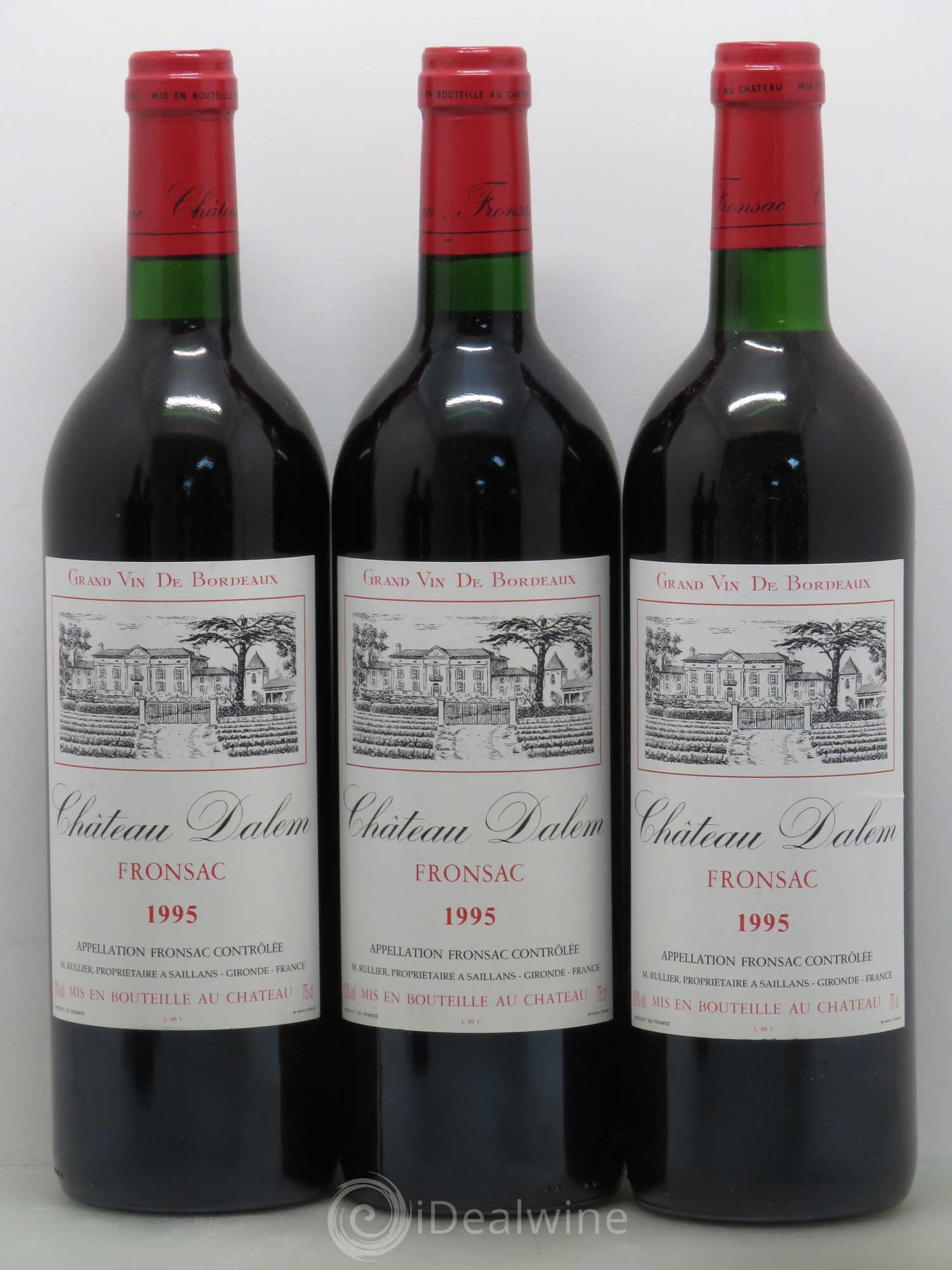 5本セット 赤 1991 Chateau Dalem Fronsac 5本セット 赤 1991 Chateau Dalem Fronsac