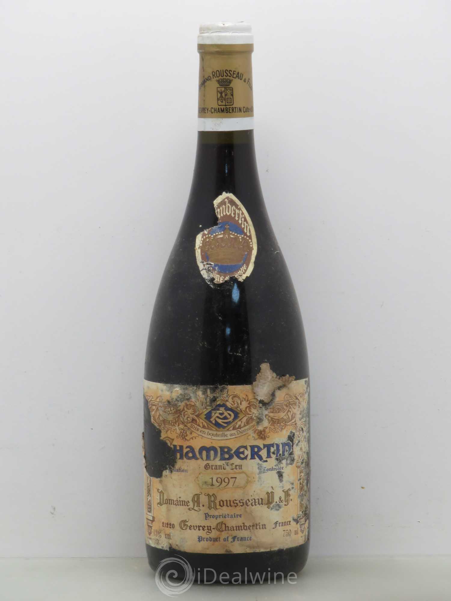 Chambertin Grand Cru Armand Rousseau (Domaine) 1997 - Lot de 1 bouteille - 0