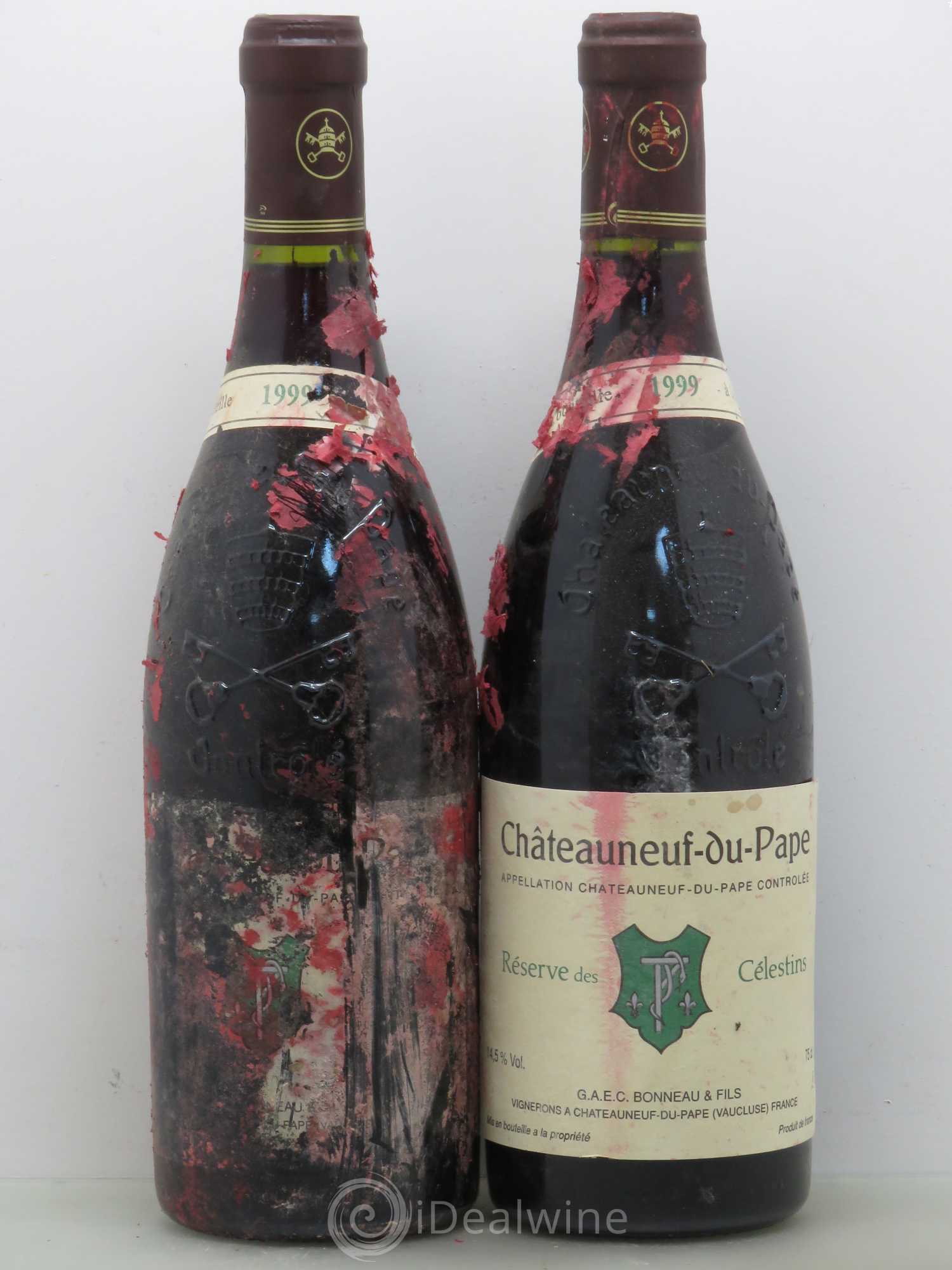 Châteauneuf-du-Pape Réserve des Célestins Henri Bonneau & Fils 1999 - Lot de 2 bouteilles - 0