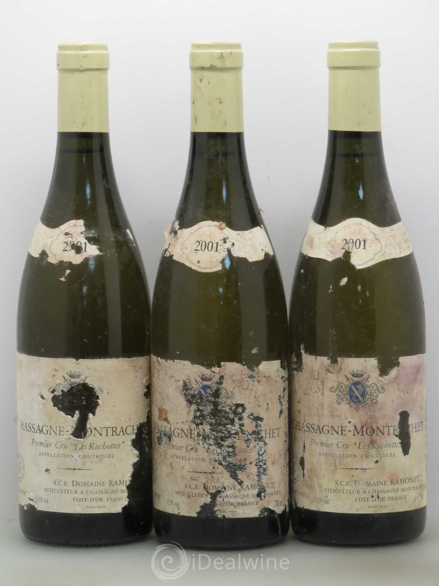 Chassagne-Montrachet 1er Cru Les Ruchottes Ramonet (Domaine) (sans prix de réserve) 2001 - Lot de 6 bouteilles - 2
