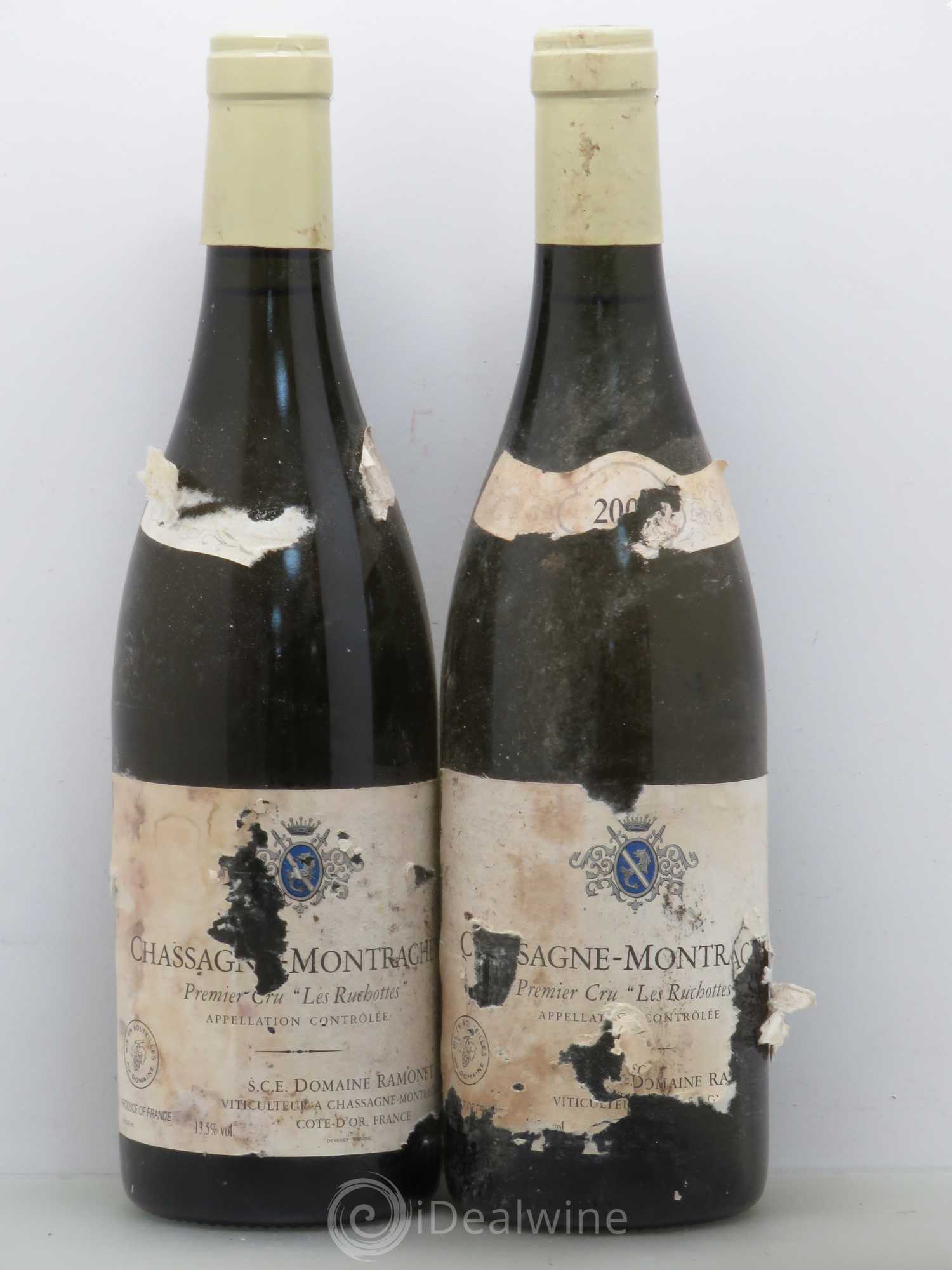 Chassagne-Montrachet 1er Cru Les Ruchottes Ramonet (Domaine) (sans prix de réserve) 2001 - Lot de 2 bouteilles - 0