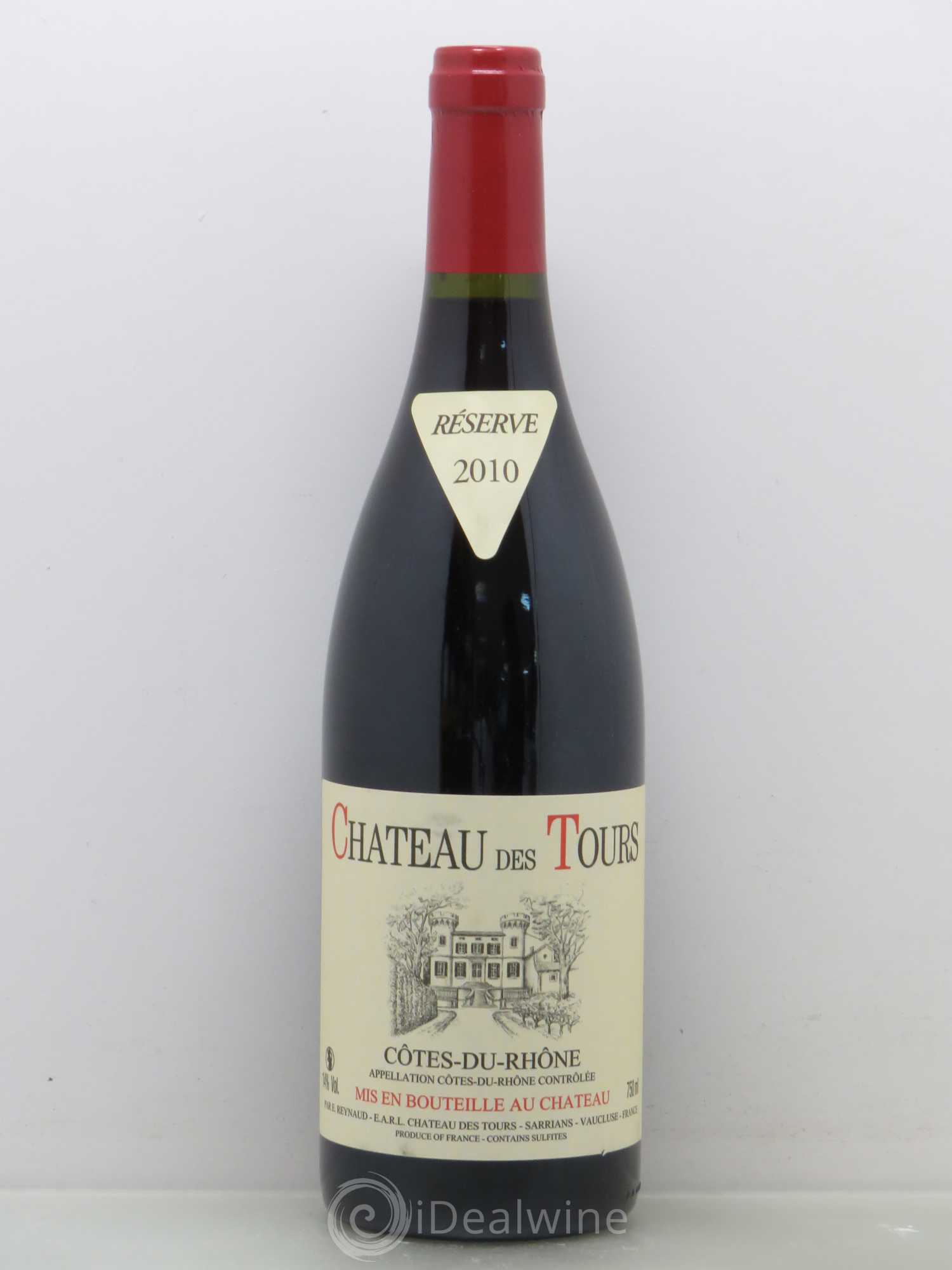 Côtes-du-Rhône Château des Tours Emmanuel Reynaud 2010 - Lot de 1 bouteille - 0