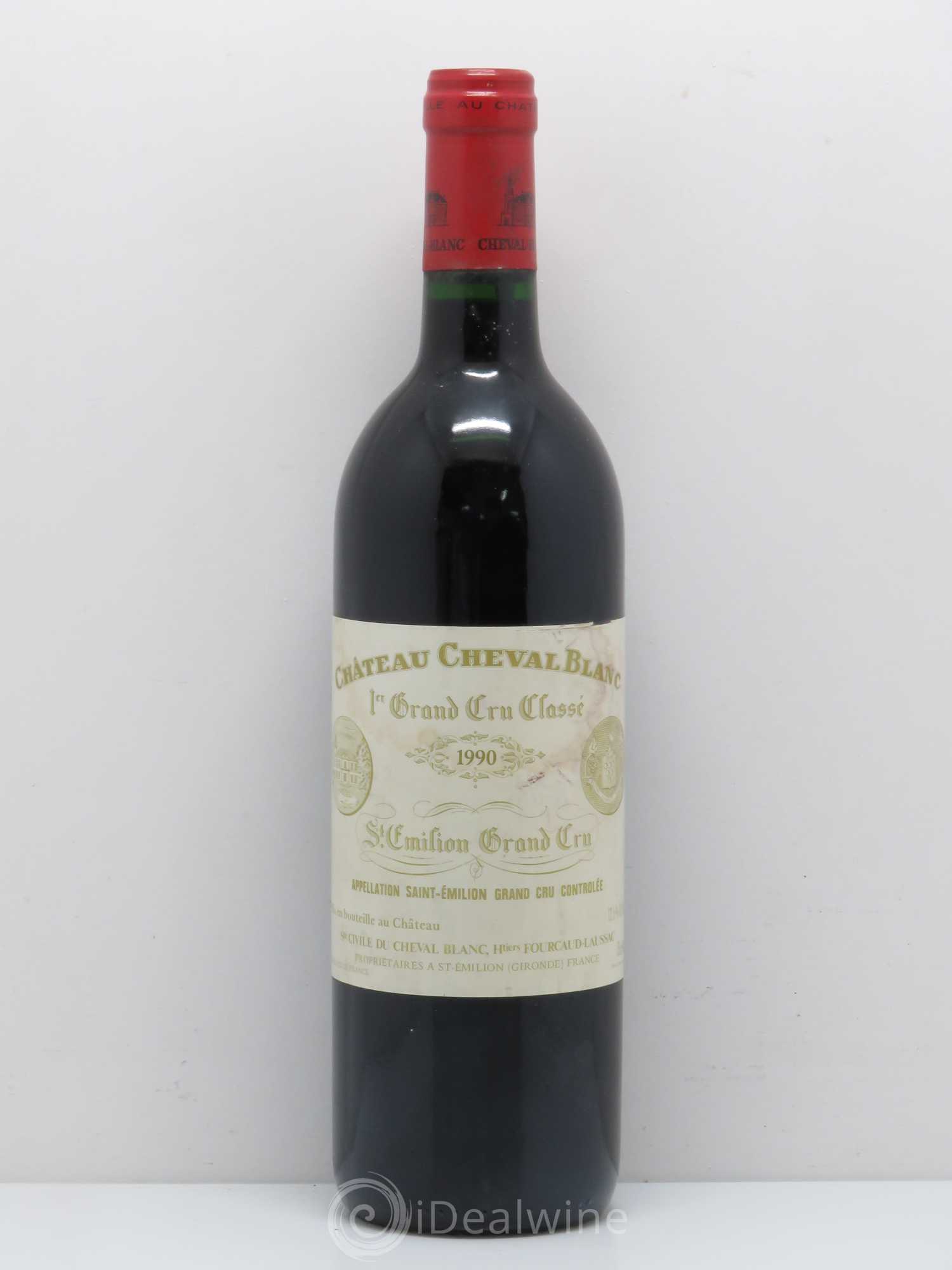 Château Cheval Blanc 1er Grand Cru Classé A 1990 - Lot de 1 bouteille - 0