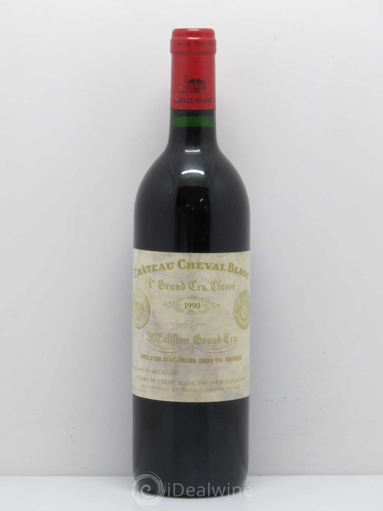Château Cheval Blanc 1er Grand Cru Classé A 1990 - Lot de 1 bouteille - 0