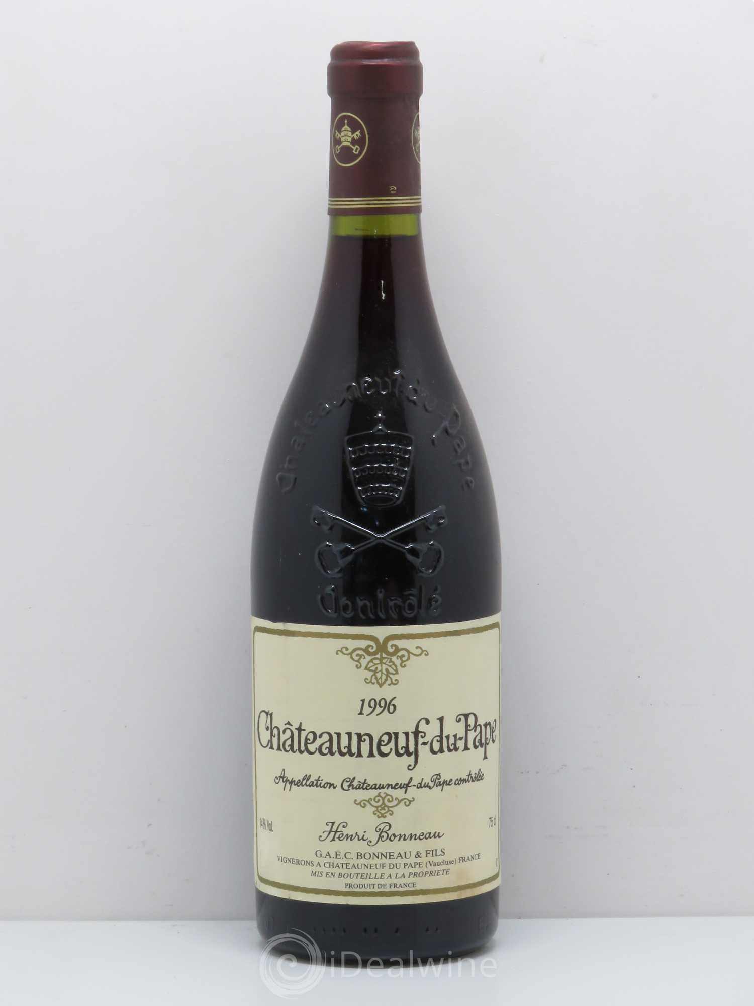 Châteauneuf-du-Pape Henri Bonneau Henri Bonneau & Fils 1996 - Lot de 1 bouteille - 0