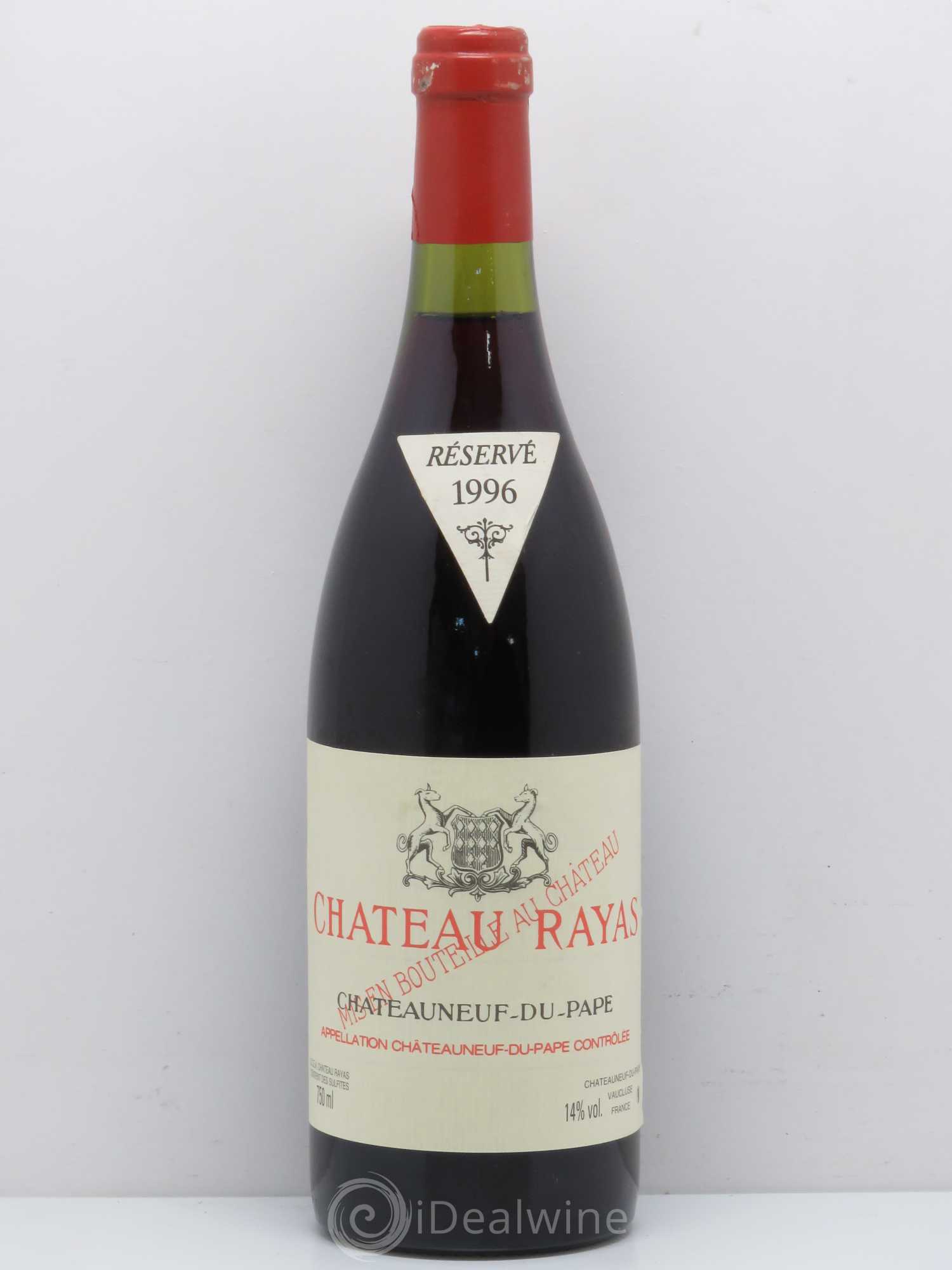 Châteauneuf-du-Pape Château Rayas Emmanuel Reynaud 1996 - Lot de 1 bouteille - 0
