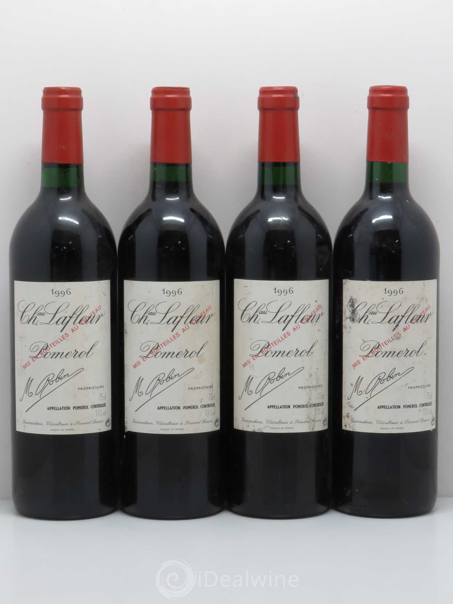 Château Lafleur 1996 - Lot de 4 bouteilles - 0