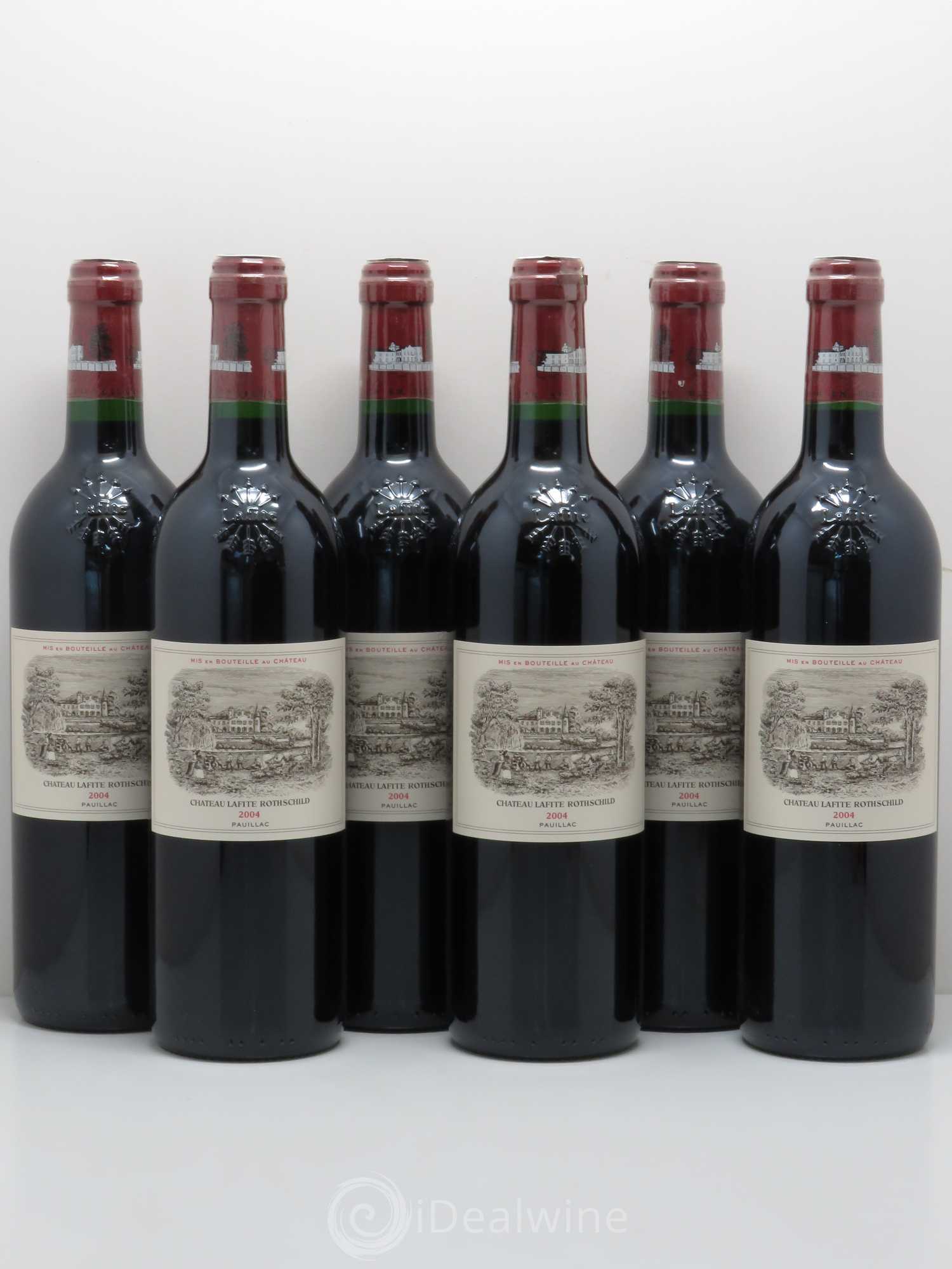 Château Lafite Rothschild 1er Grand Cru Classé 2004 - Lot de 6 bouteilles - 0