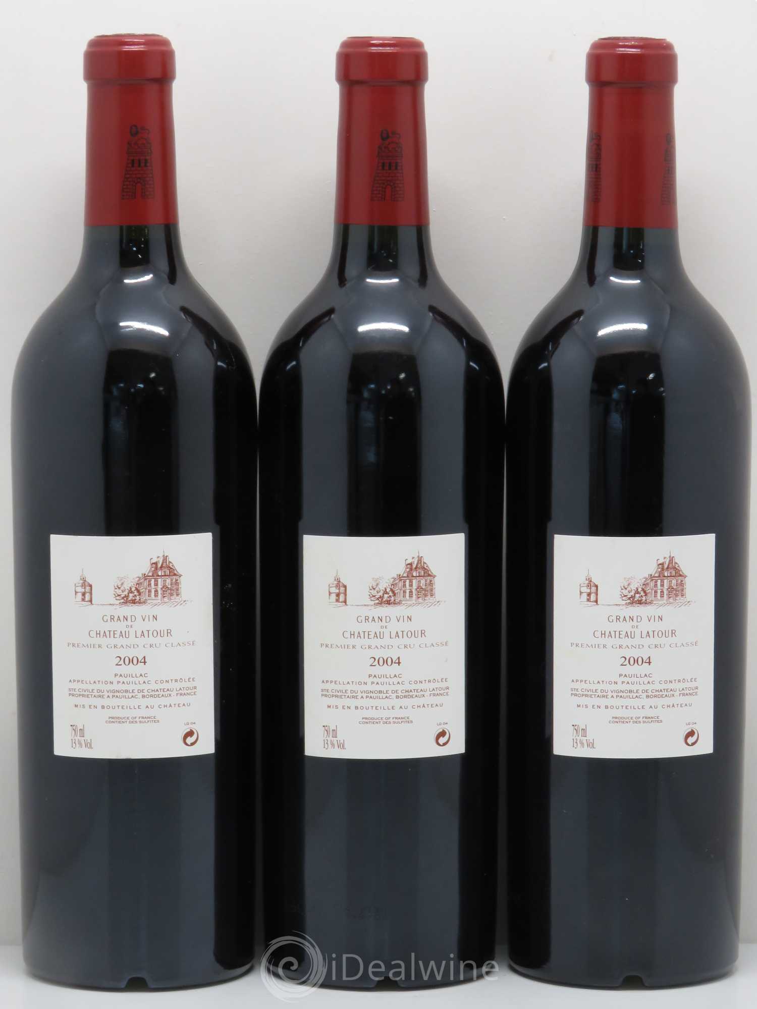 Château Latour 1er Grand Cru Classé 2004 - Lot de 6 bouteilles - 2