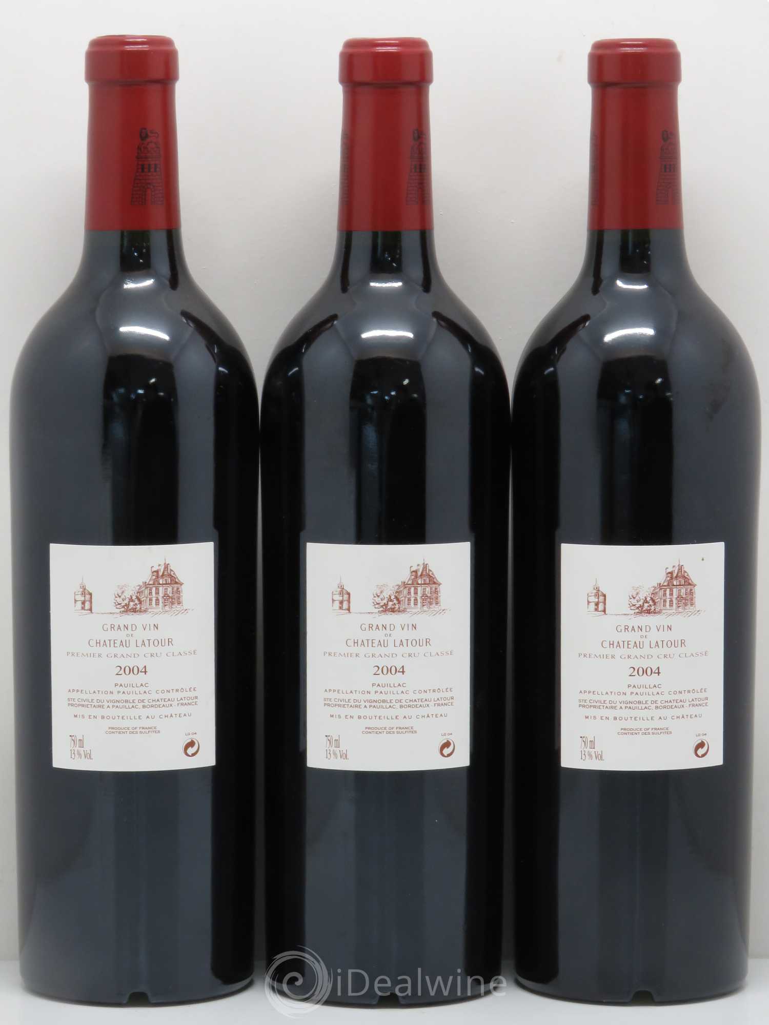 Château Latour 1er Grand Cru Classé 2004 - Lot de 6 bouteilles - 4