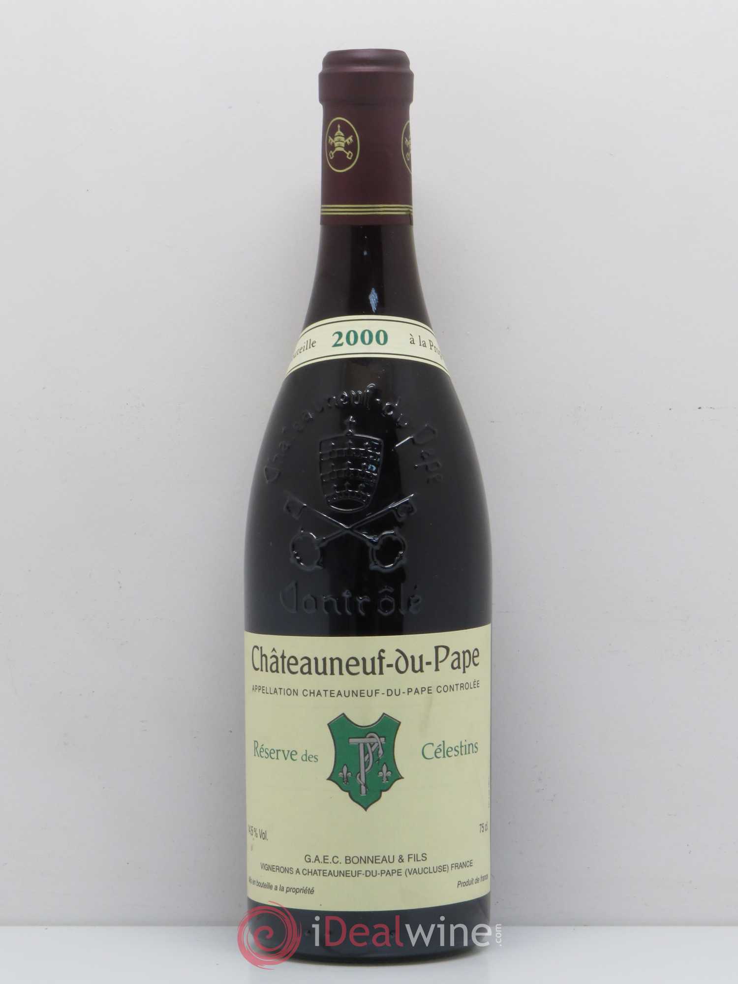 Châteauneuf-du-Pape Réserve des Célestins Henri Bonneau & Fils 2000 - Lot de 1 bouteille - 0