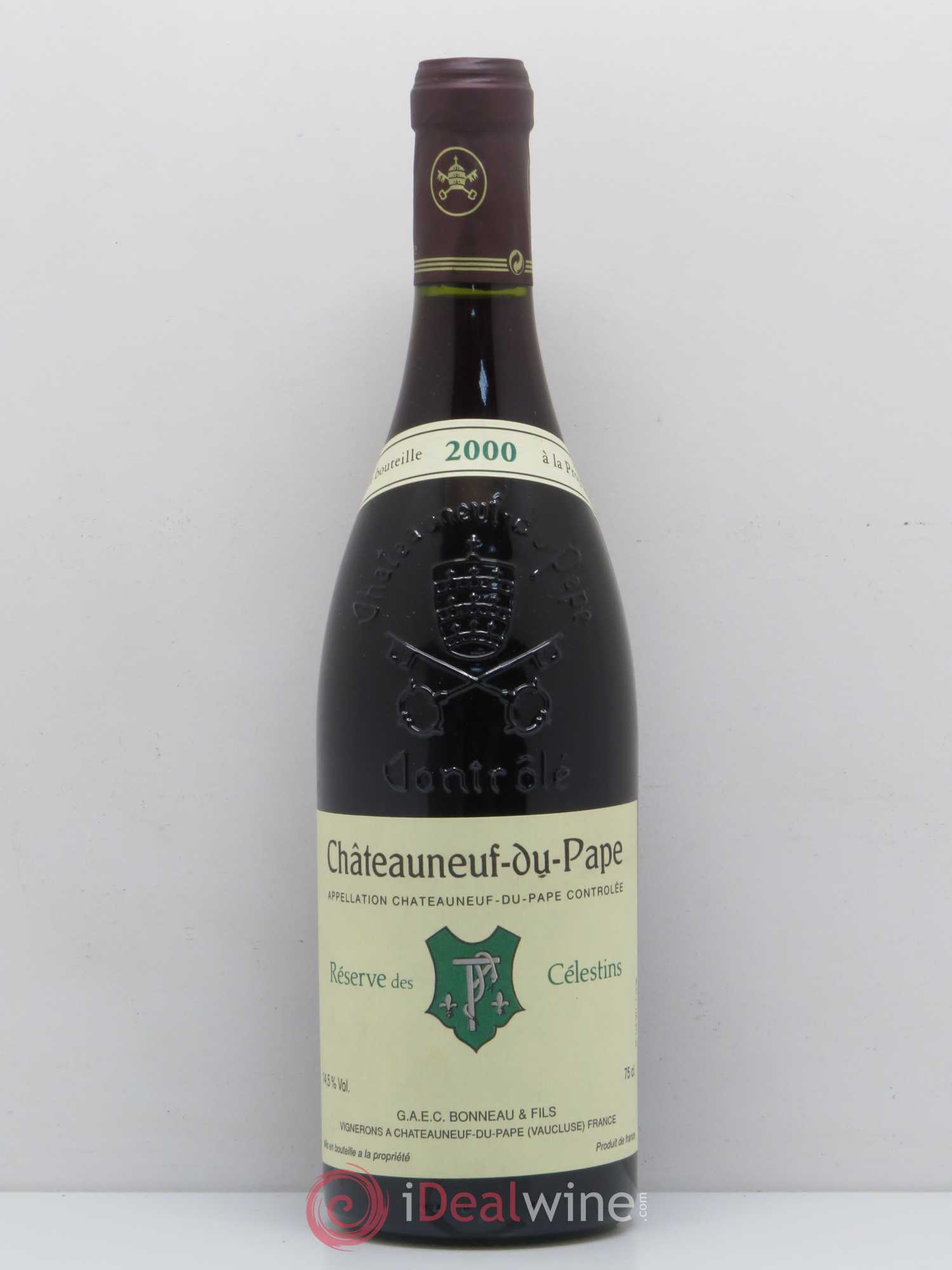 Châteauneuf-du-Pape Réserve des Célestins Henri Bonneau & Fils 2000 - Lot de 1 bouteille - 0