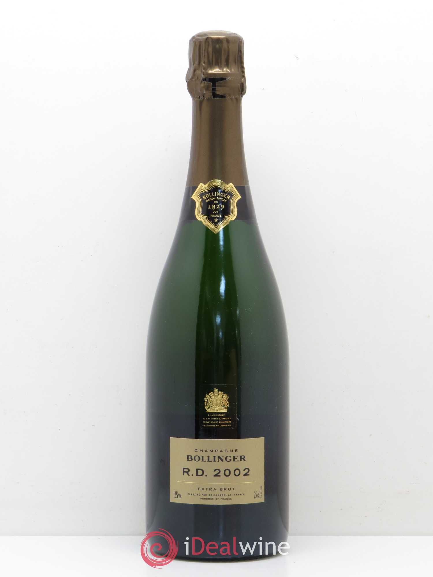 R.D. Extra-Brut Bollinger 2002 - Lot de 1 bouteille - 0
