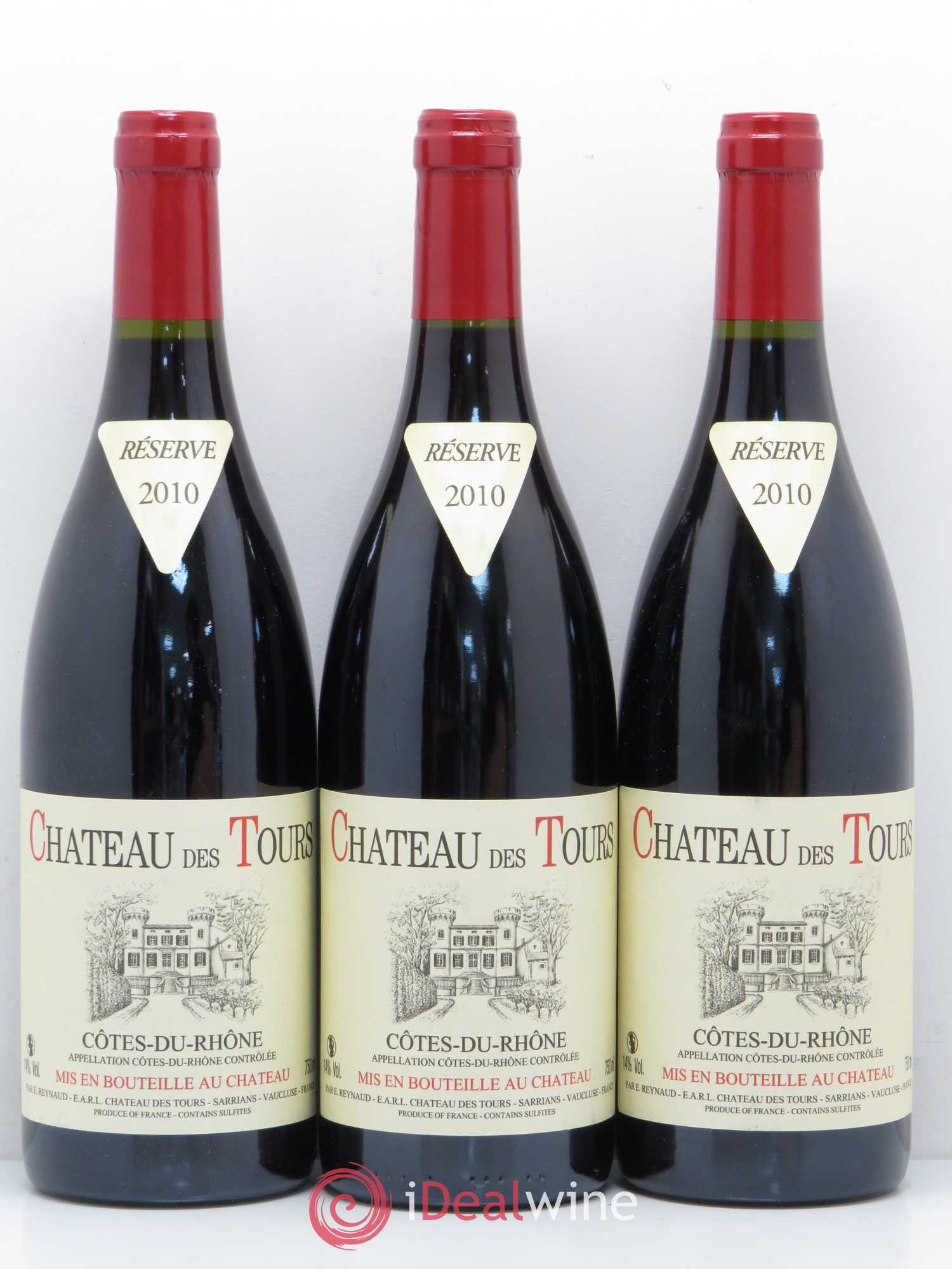 Côtes-du-Rhône Château des Tours Emmanuel Reynaud 2010 - Lot de 6 bouteilles - 2