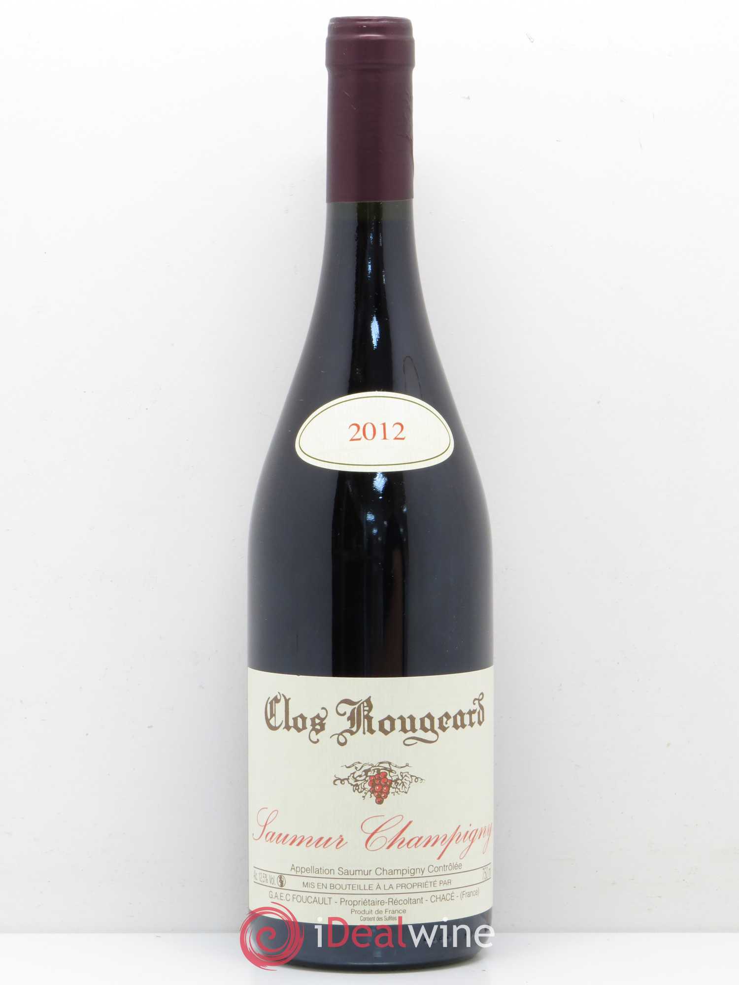 Saumur-Champigny Clos Rougeard (sans prix de réserve) 2012 - Lot de 1 bouteille - 0