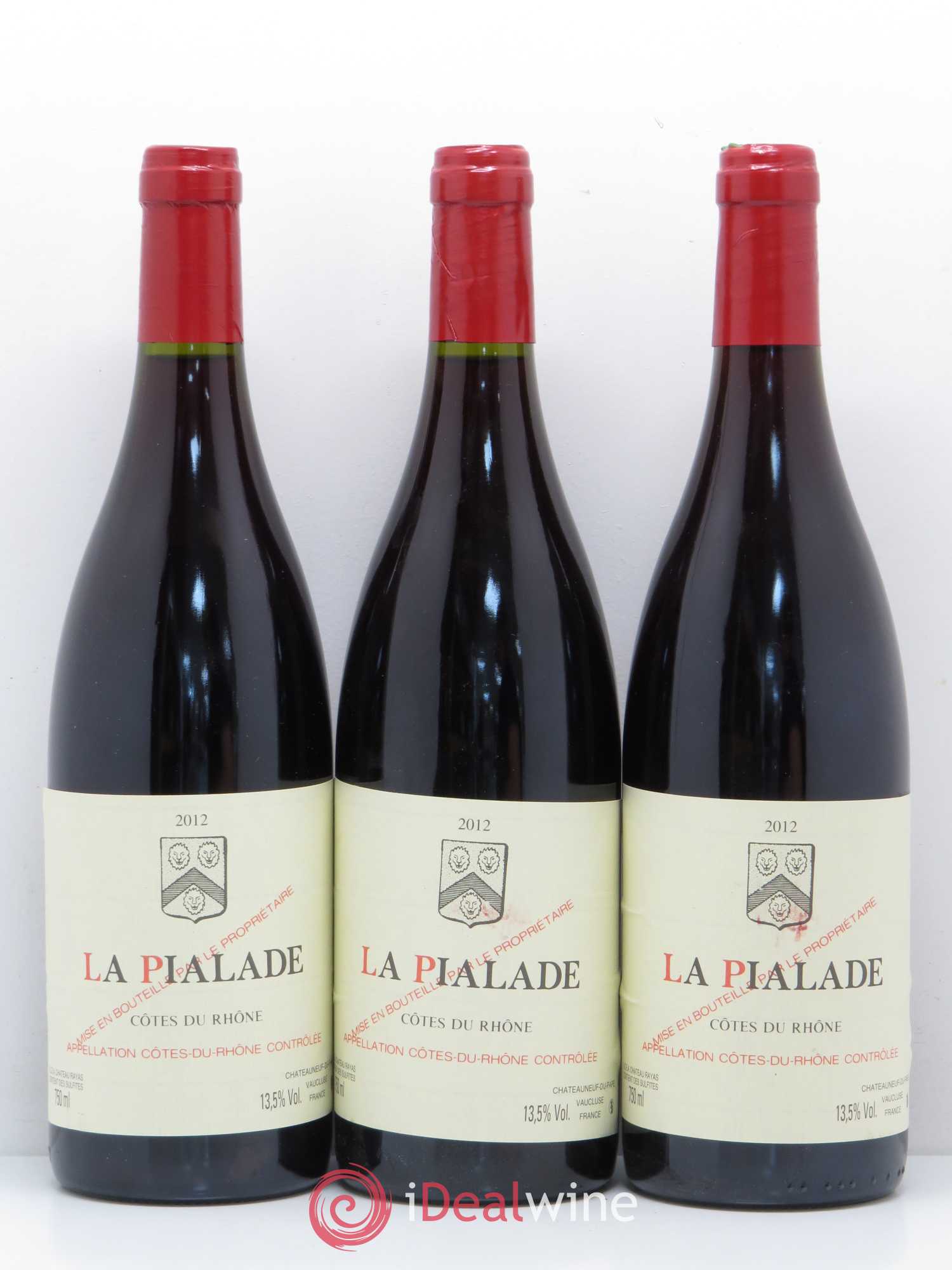 Côtes-du-Rhône La Pialade Emmanuel Reynaud 2012 - Lot de 3 bouteilles - 0