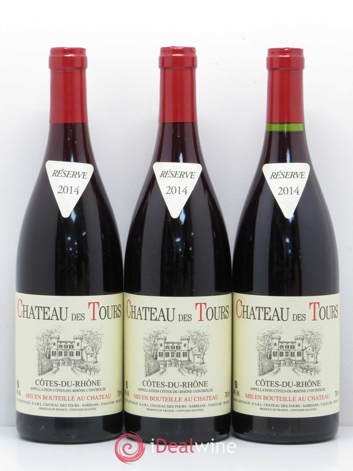 Côtes-du-Rhône Château des Tours Emmanuel Reynaud 2014 - Lot de 6 bouteilles - 1