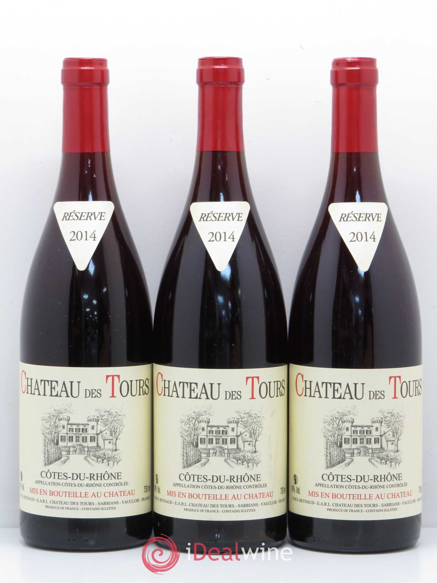 Côtes-du-Rhône Château des Tours Emmanuel Reynaud 2014 - Lot de 6 bouteilles - 2