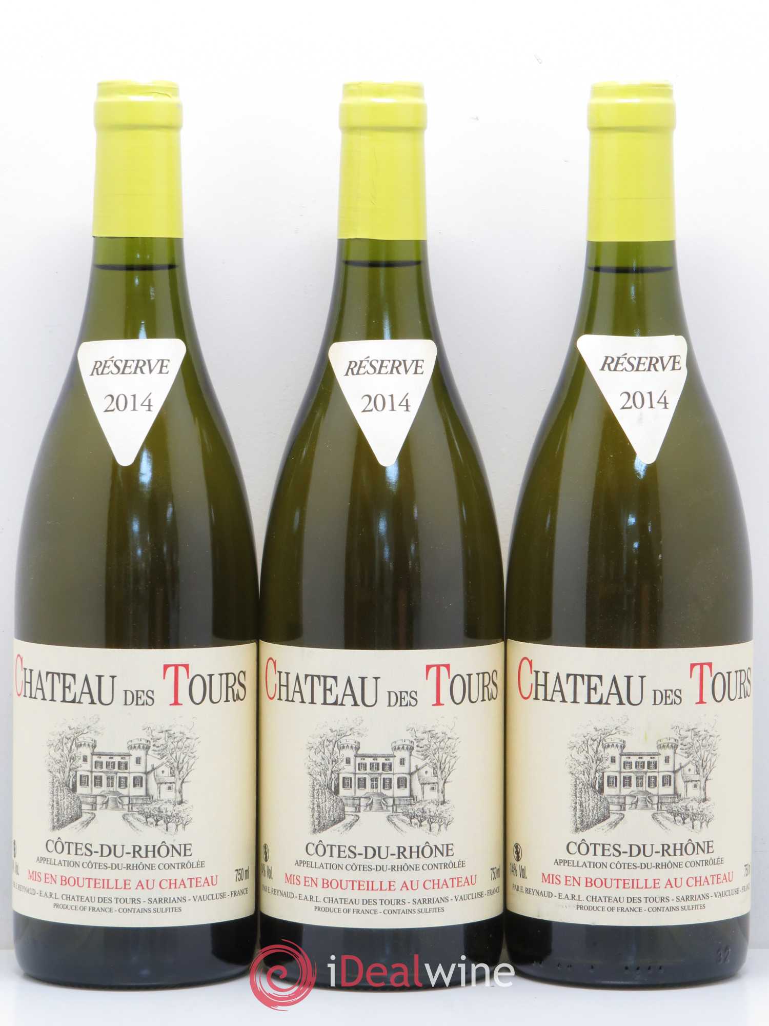 Côtes-du-Rhône Château des Tours Emmanuel Reynaud 2014 - Posten von 6 Flaschen - 1