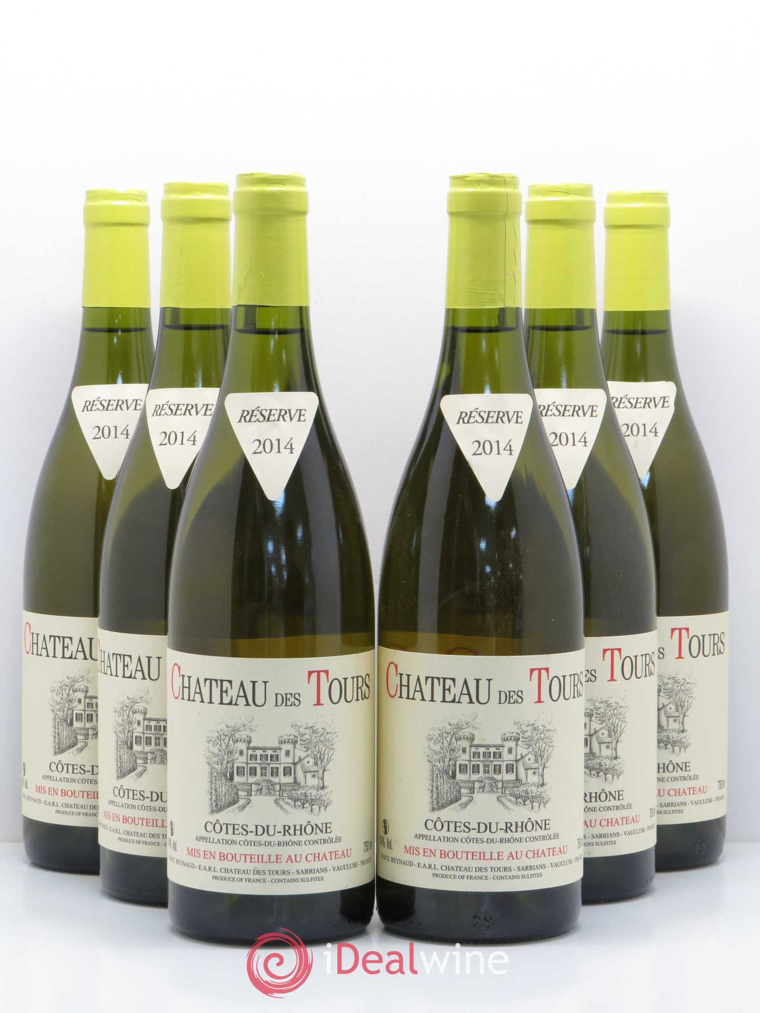 Côtes-du-Rhône Château des Tours Emmanuel Reynaud 2014 - Posten von 6 Flaschen - 0