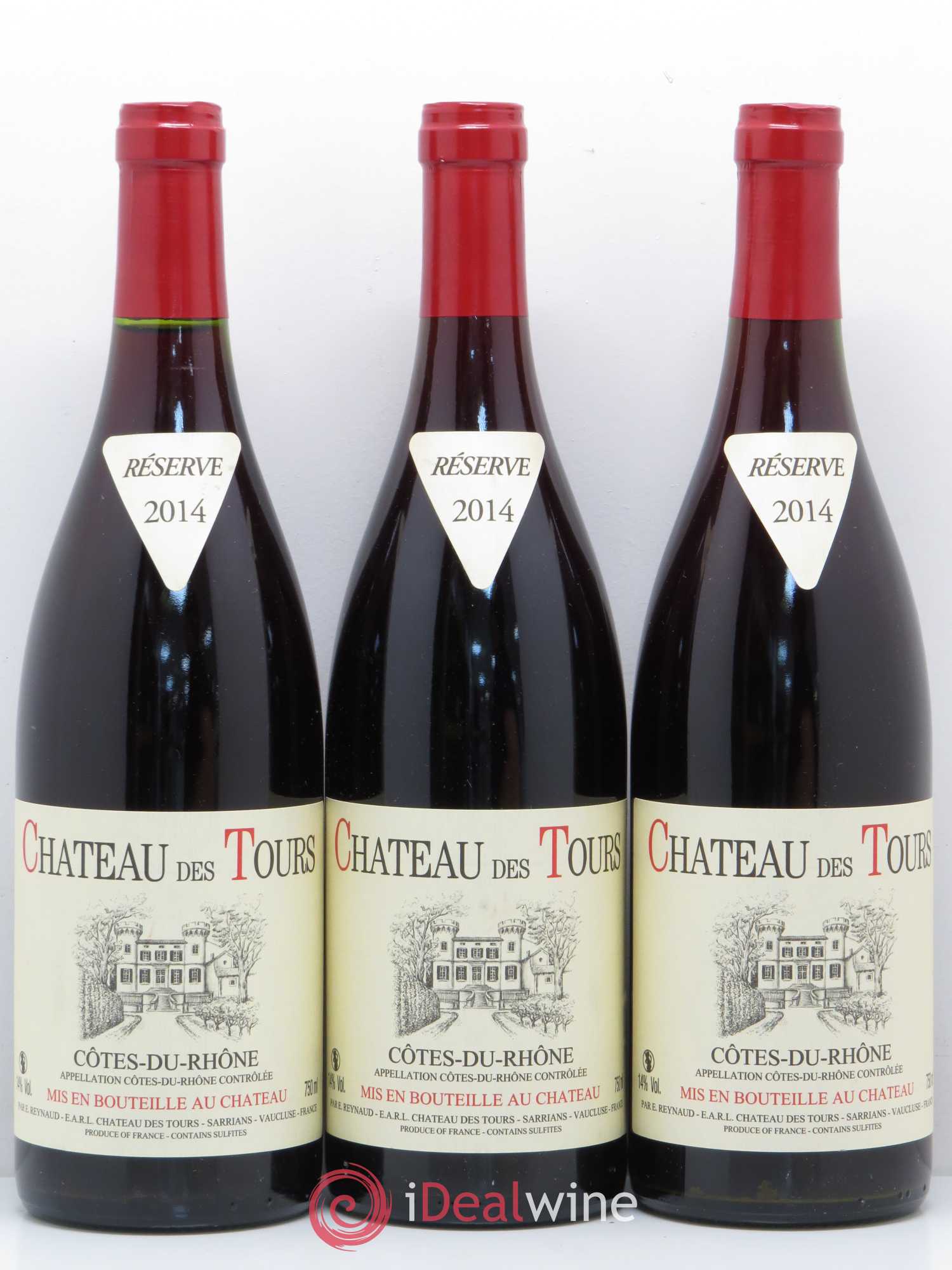 Côtes-du-Rhône Château des Tours Emmanuel Reynaud 2014 - Lot de 6 bouteilles - 2