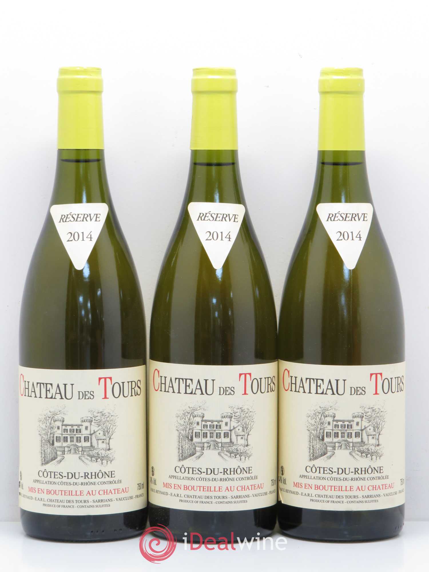 Côtes-du-Rhône Château des Tours Emmanuel Reynaud 2014 - Lot de 6 bouteilles - 1