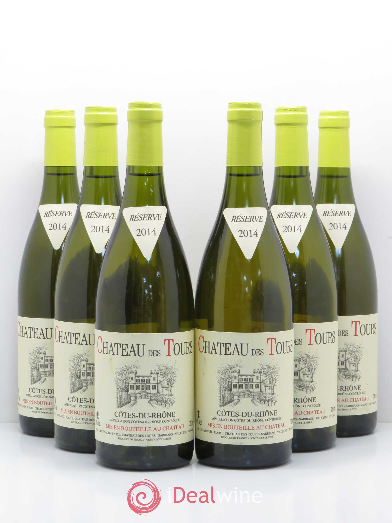 Côtes-du-Rhône Château des Tours Emmanuel Reynaud 2014 - Lot de 6 bouteilles - 0