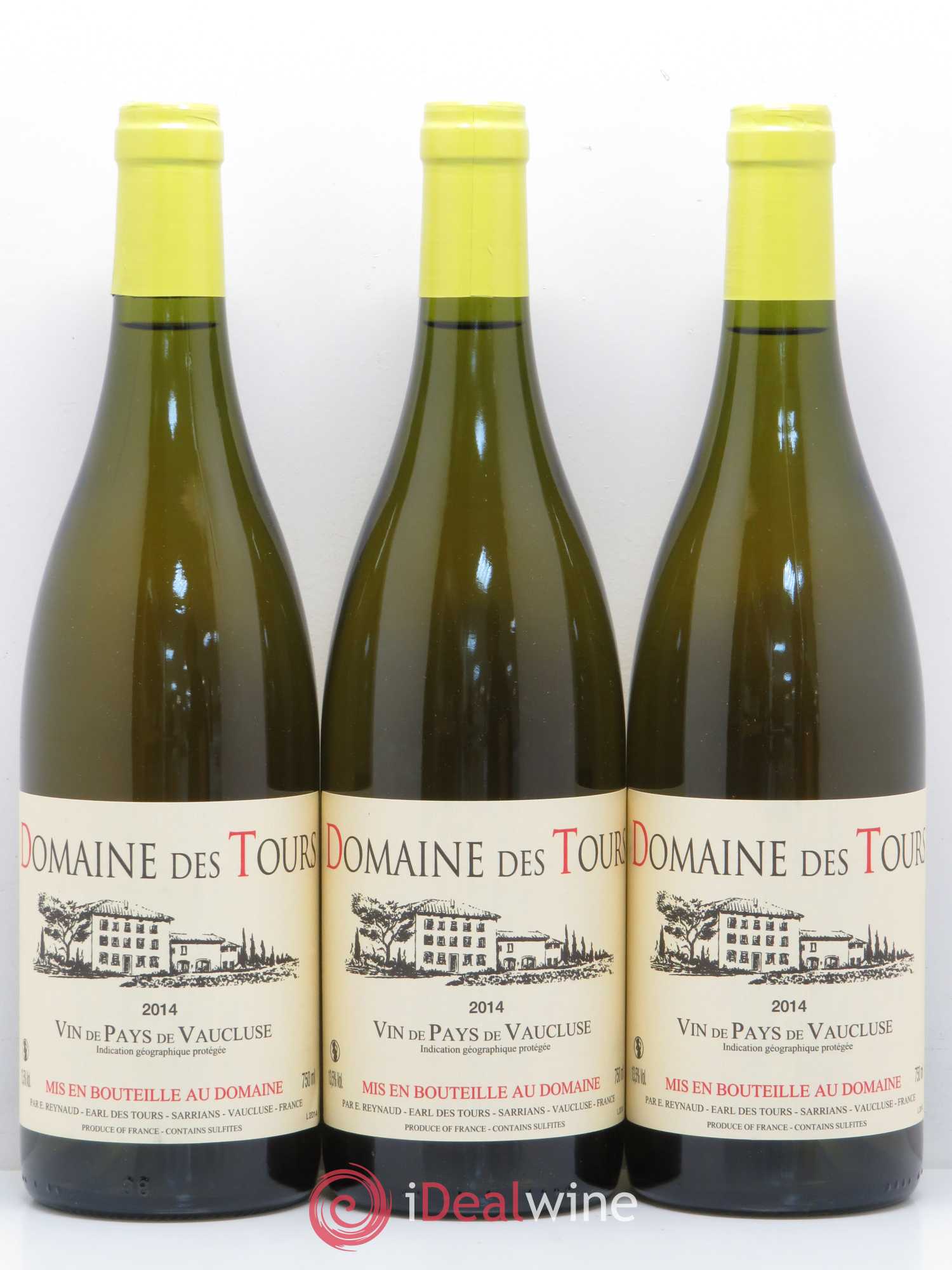 Vaucluse (Vin de Pays de Vaucluse) Domaine des Tours Emmanuel Reynaud (sans prix de réserve) 2014 - Lot de 6 bouteilles - 1