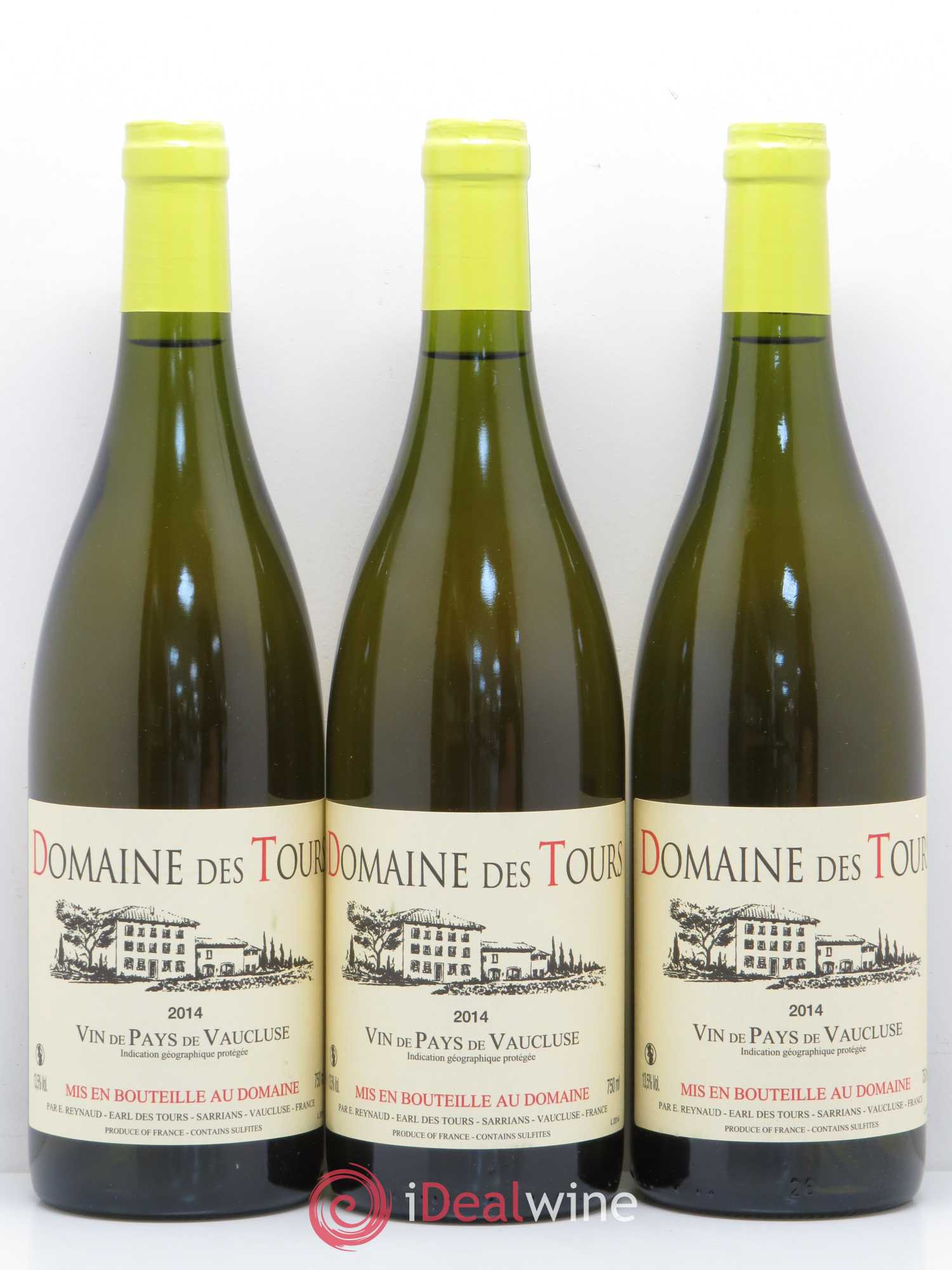 Vaucluse (Vin de Pays de Vaucluse) Domaine des Tours Emmanuel Reynaud  (sans prix de réserve) 2014 - Lot de 6 bouteilles - 1