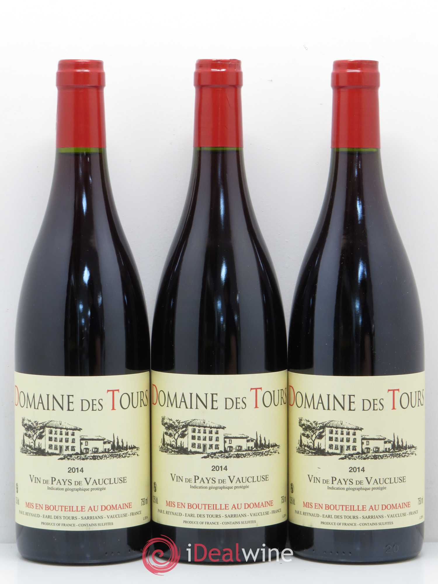 Vaucluse (Vin de Pays de Vaucluse) Domaine des Tours Emmanuel Reynaud  (sans prix de réserve) 2014 - Lot de 6 bouteilles - 1
