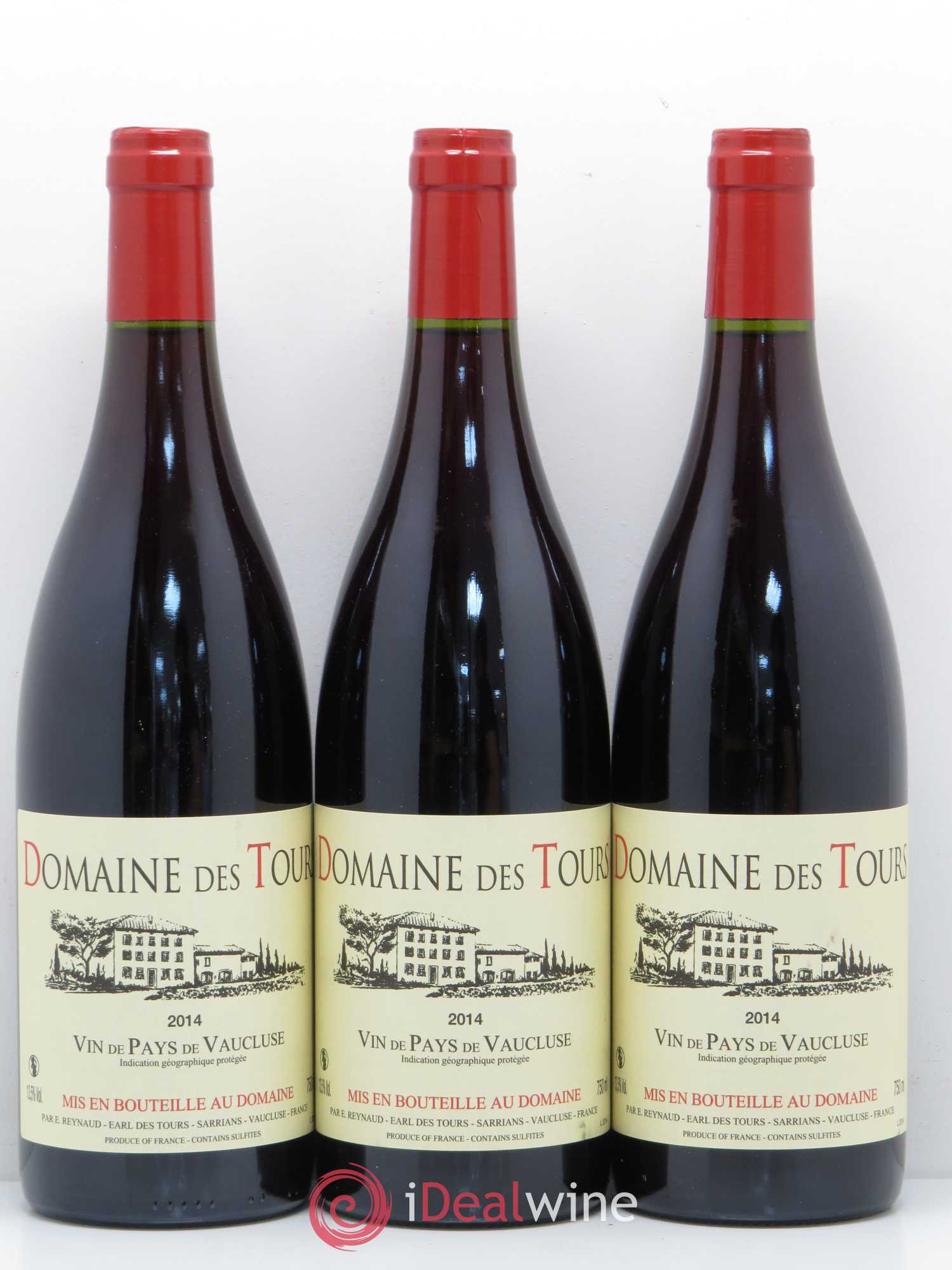 Vaucluse (Vin de Pays de Vaucluse) Domaine des Tours Emmanuel Reynaud  (sans prix de réserve) 2014 - Lot de 6 bouteilles - 2