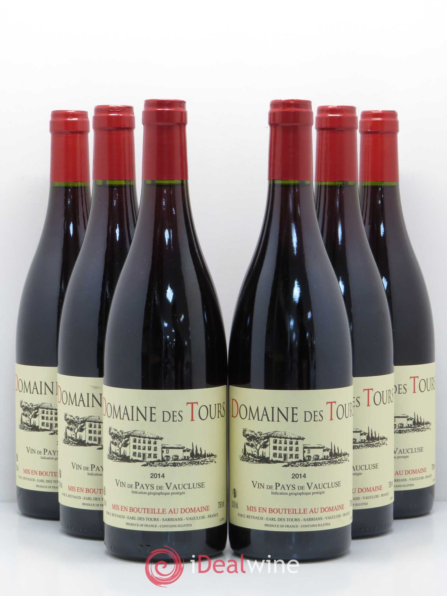 Vaucluse (Vin de Pays de Vaucluse) Domaine des Tours Emmanuel Reynaud (sans prix de réserve) 2014 - Lot de 6 bouteilles - 0