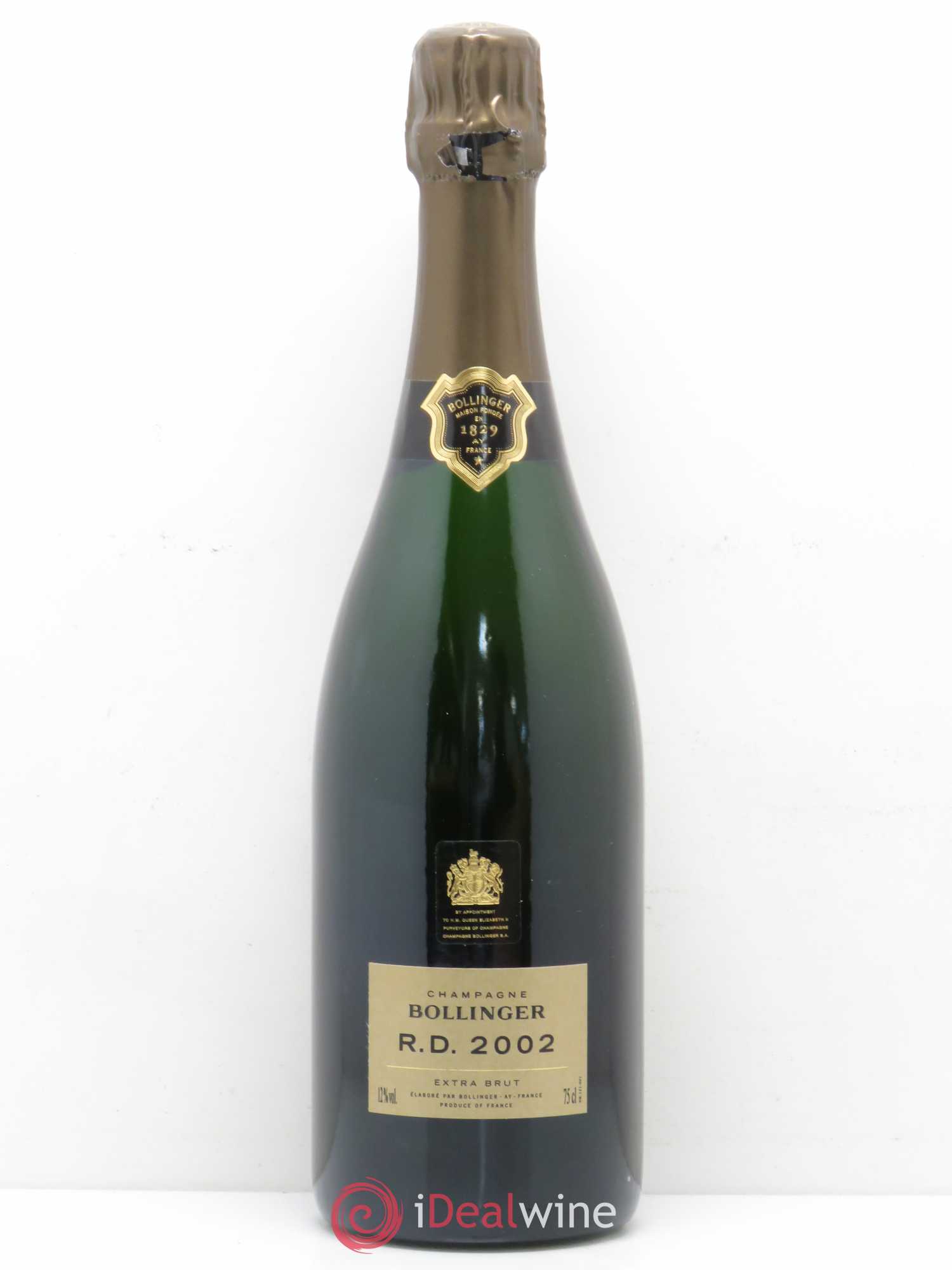 R.D. Extra-Brut Bollinger 2002 - Lot de 1 bouteille - 0